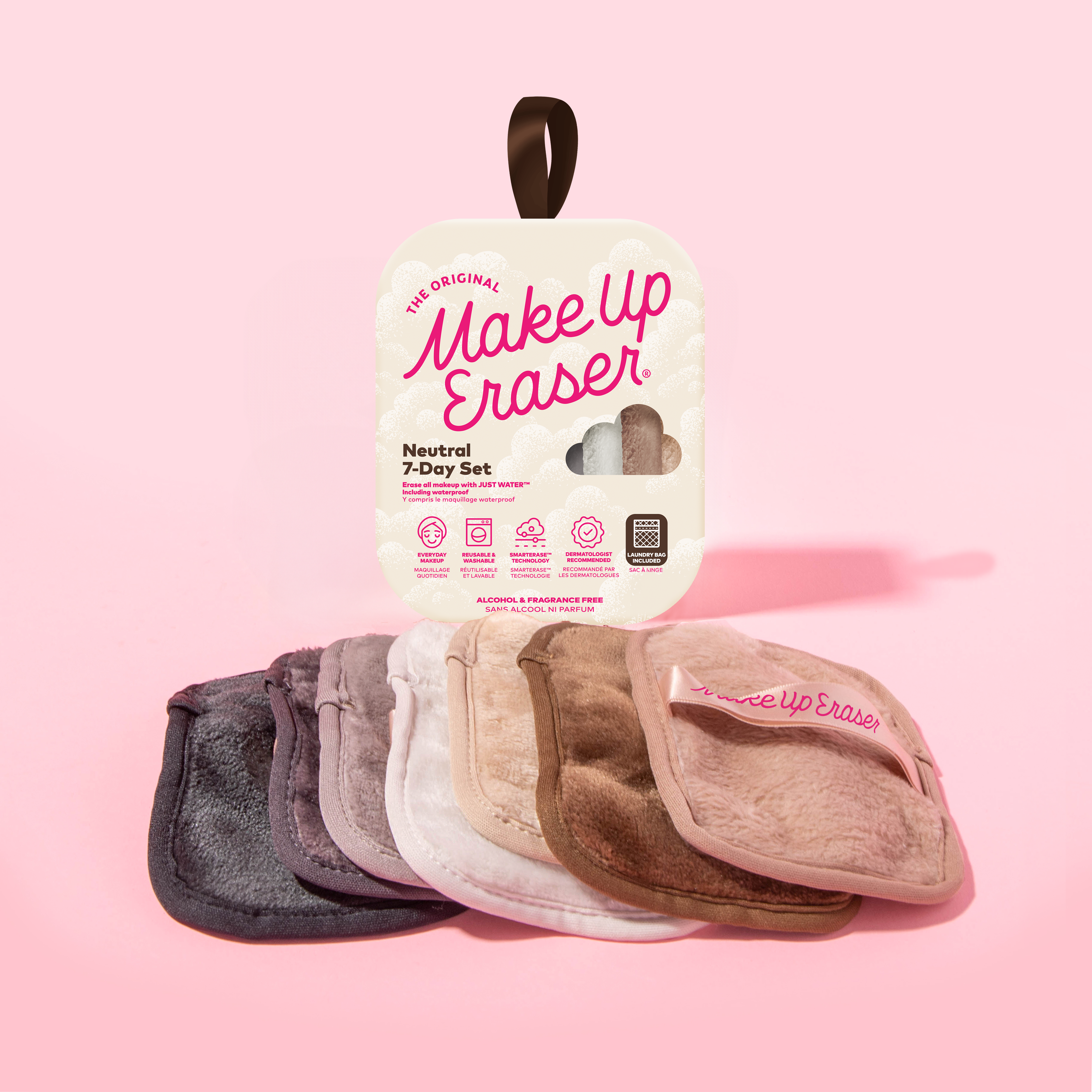 (Available 12/1) Warm Neutral 7-Day MakeUp Eraser Set