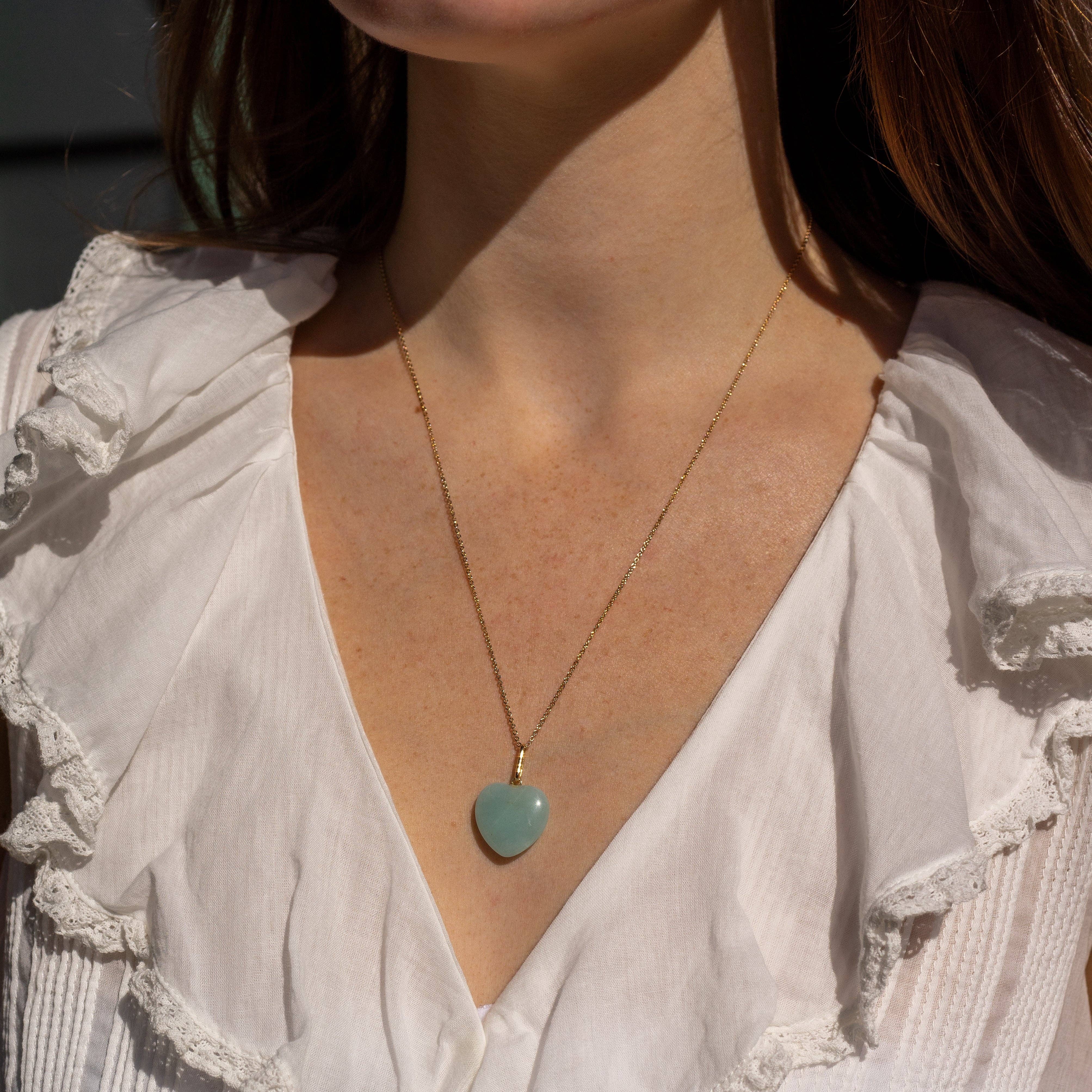 Gemma Amazonite Charm