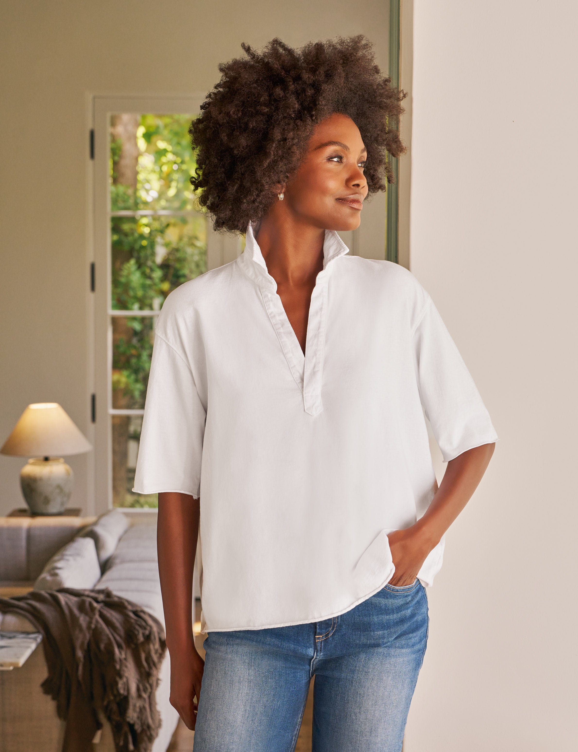 Patty Popover Henley