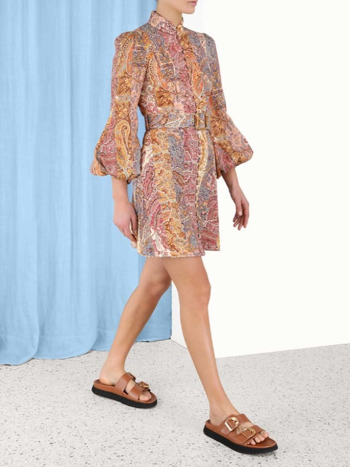 Luminosity Belted Mini Dres