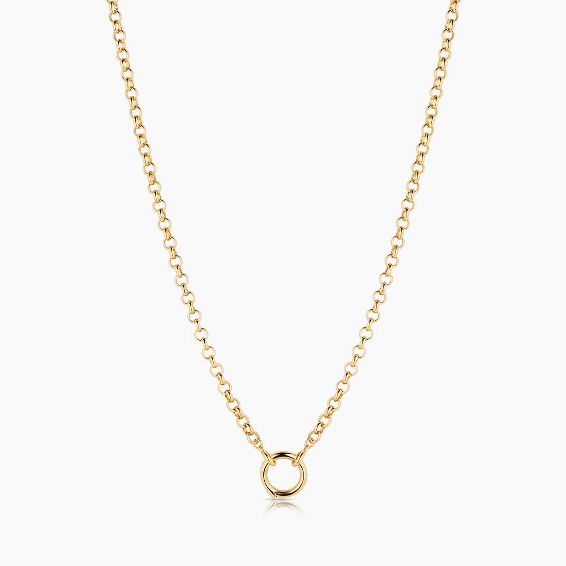 Vienna Rolo Charm Necklace 32"