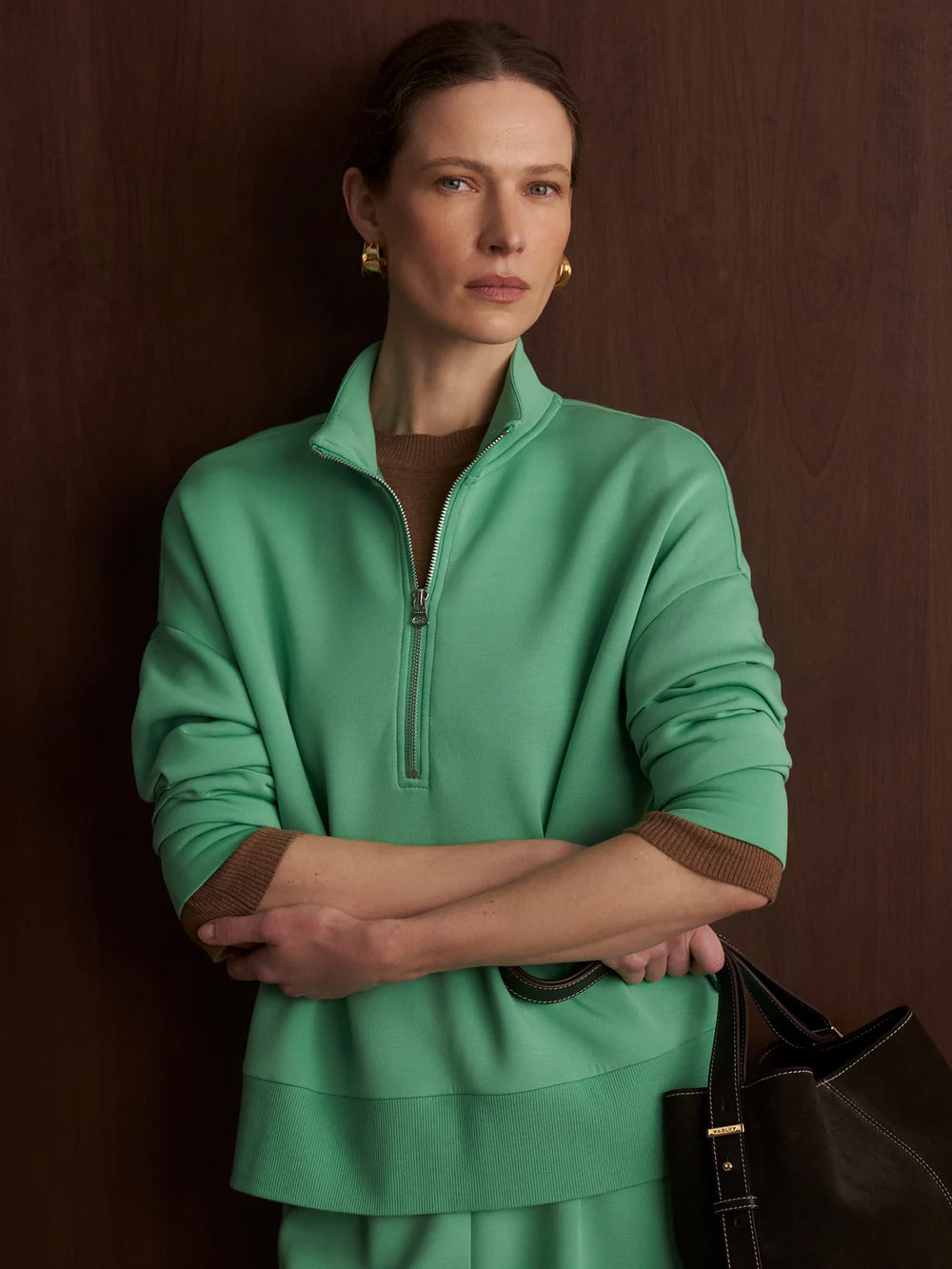 Mavis Mock Neck Sweat