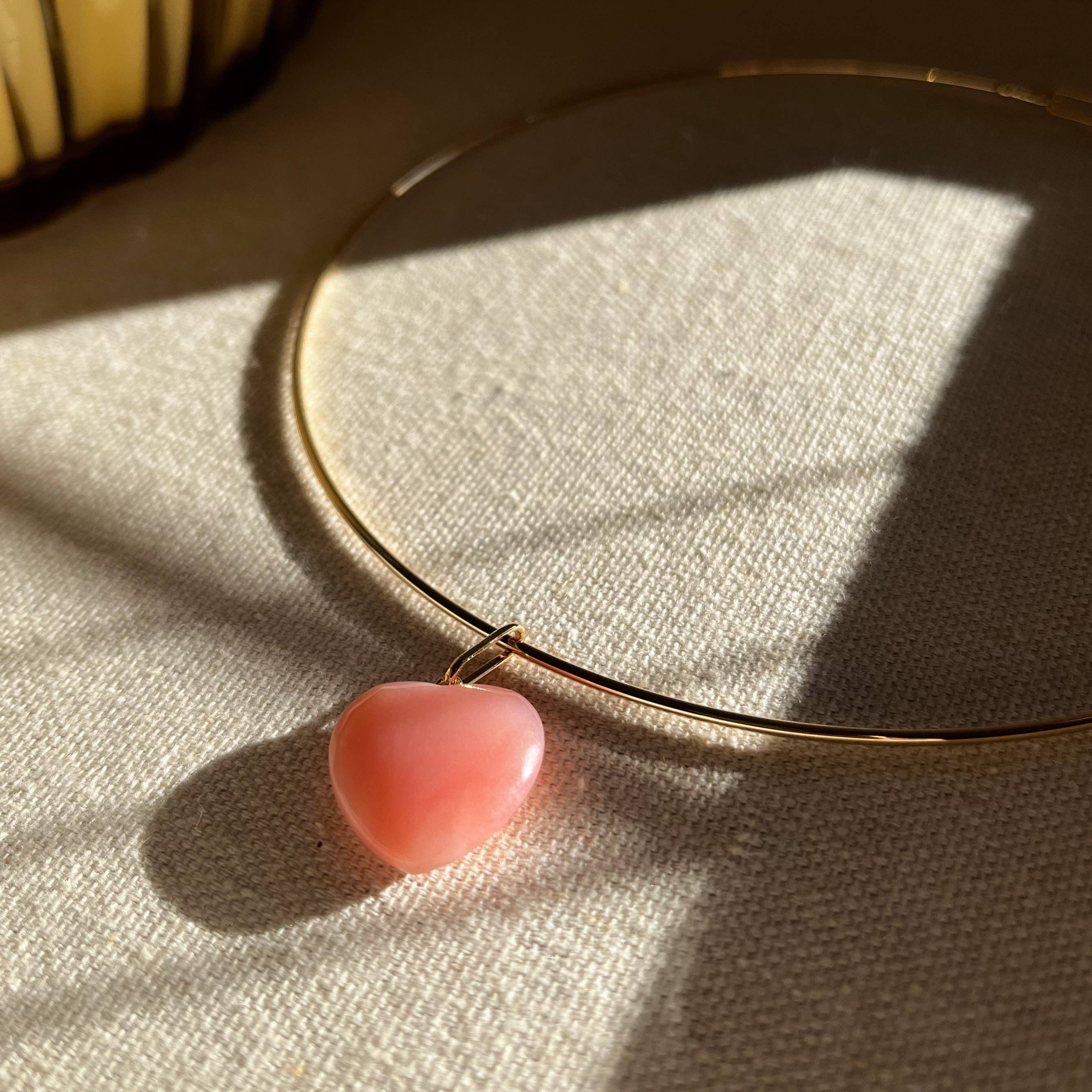 Gemma Pink Opal Charm