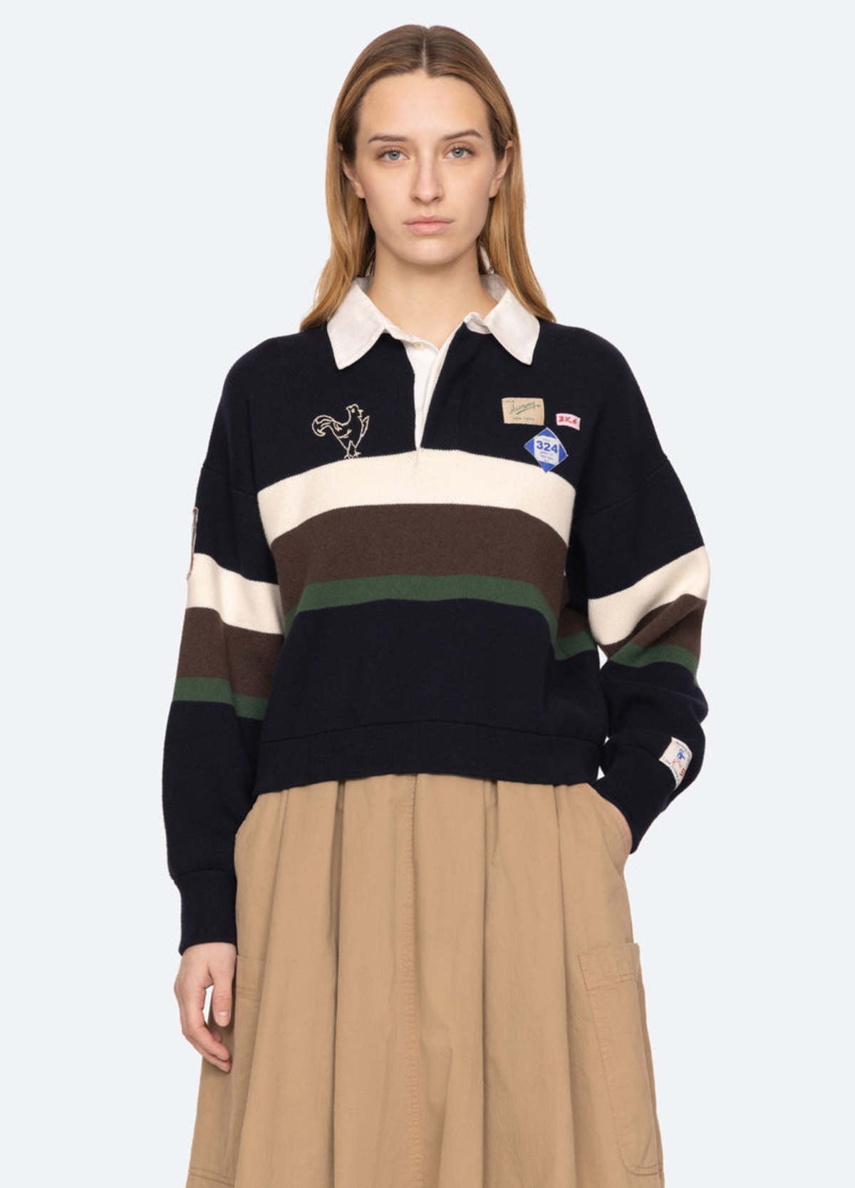 Arther Varsity Knit Rugby Shirt