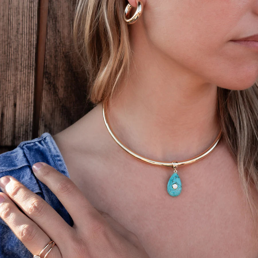 Bardot Howlite Bail Charm