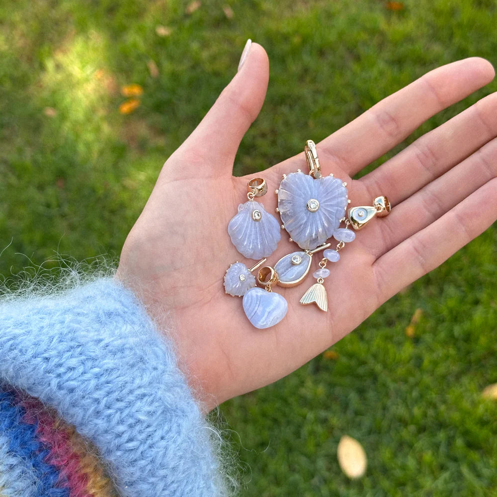 Isabel Blue Lace Charm