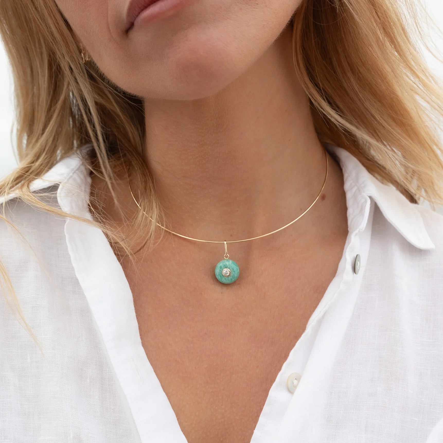Bon Bon Amazonite Charm