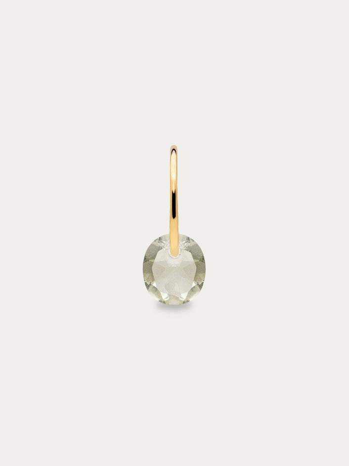 Birthstone Hoop - February