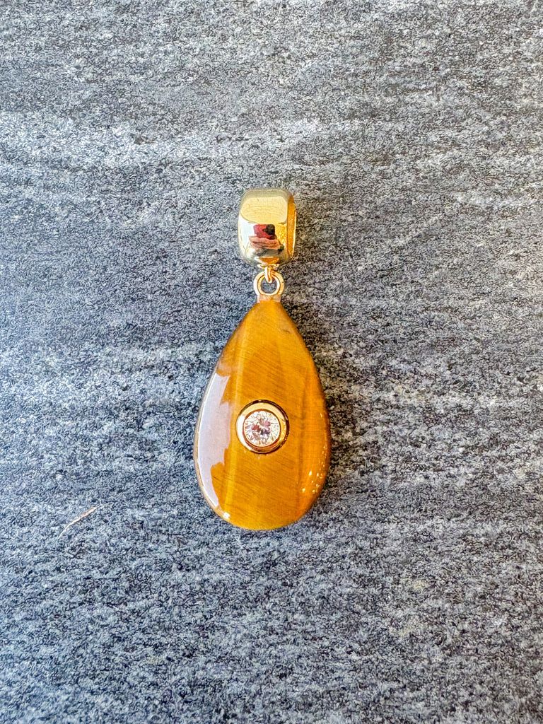 Bardot Tigers Eye Bail Charm