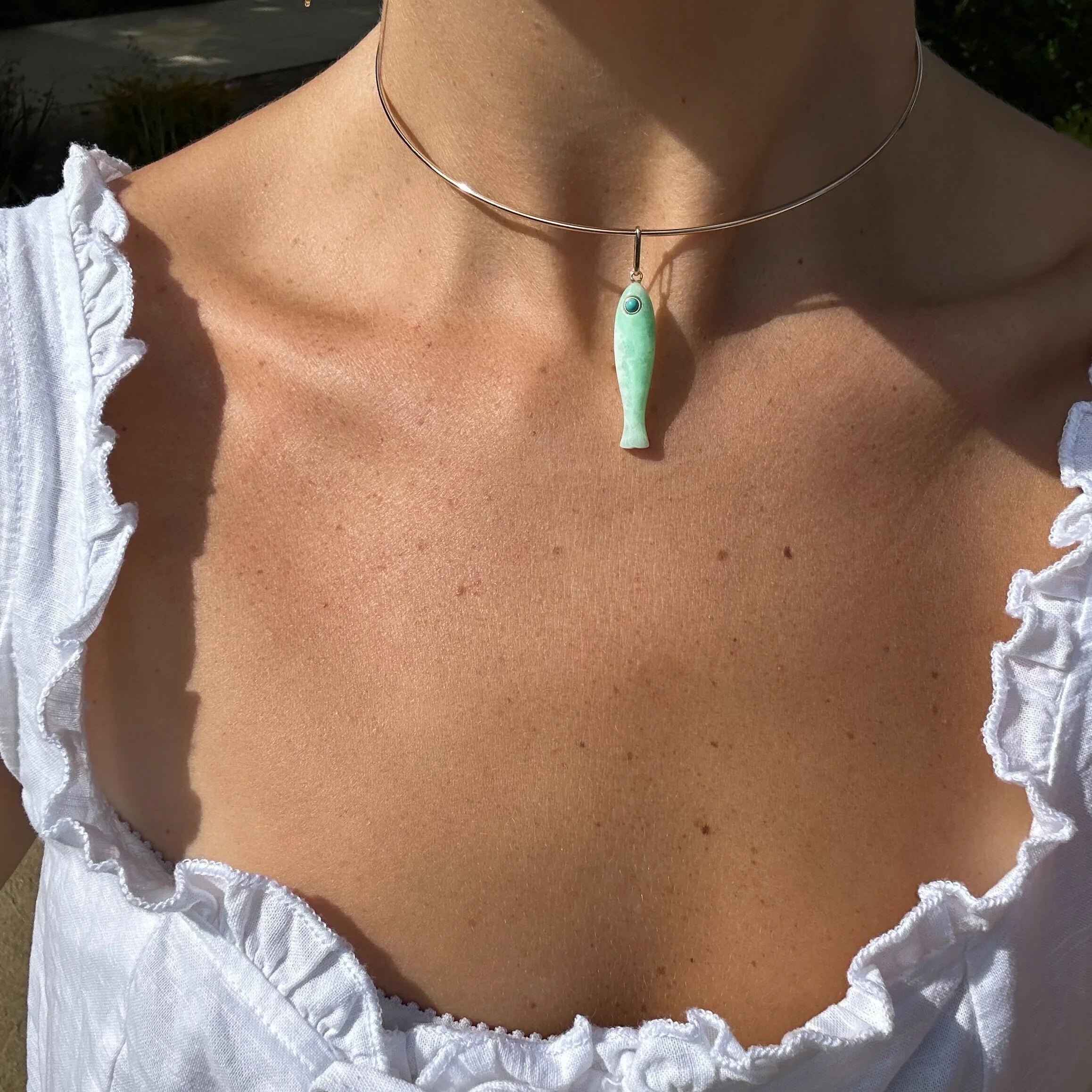 Fortuna Chrysoprase Charm