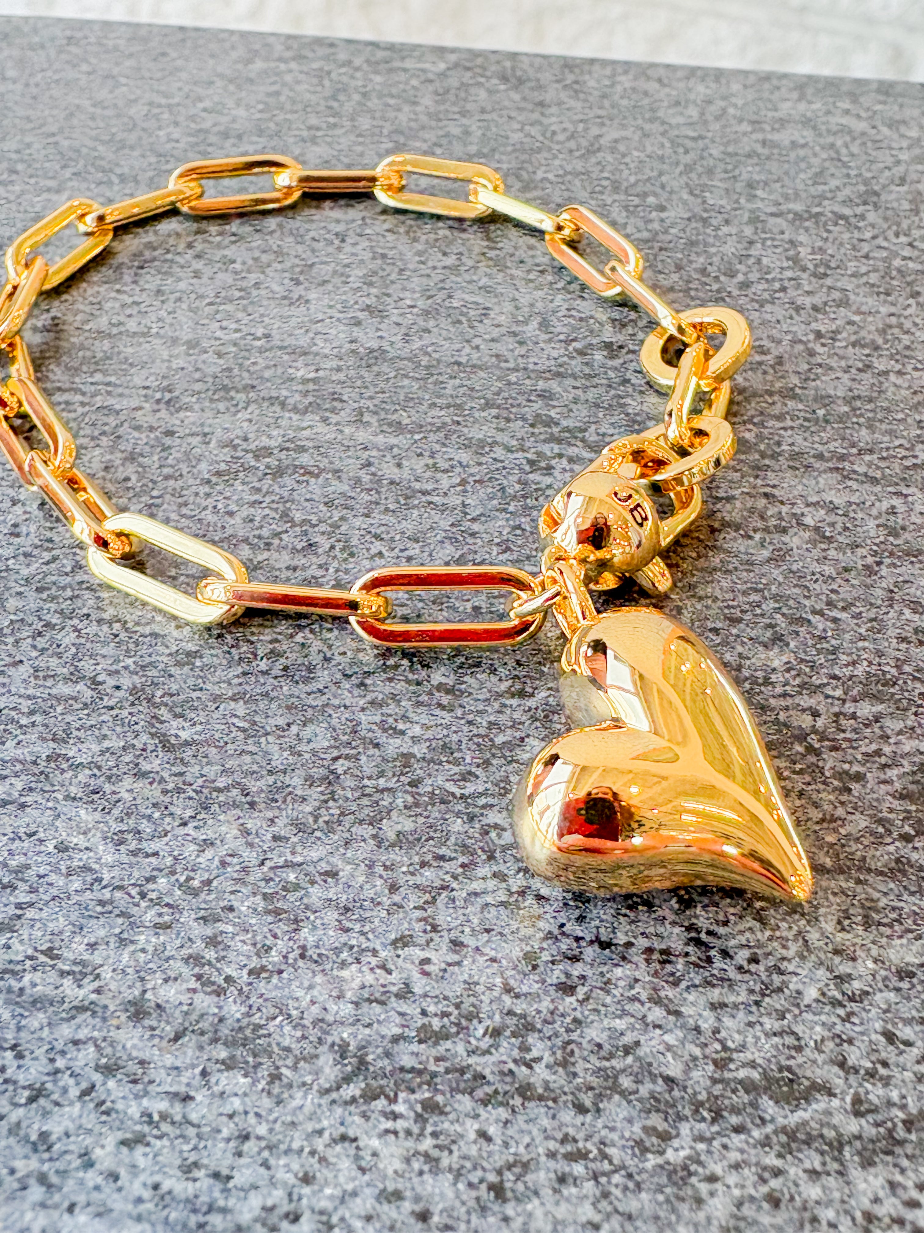 Puffy Heart Bracelet