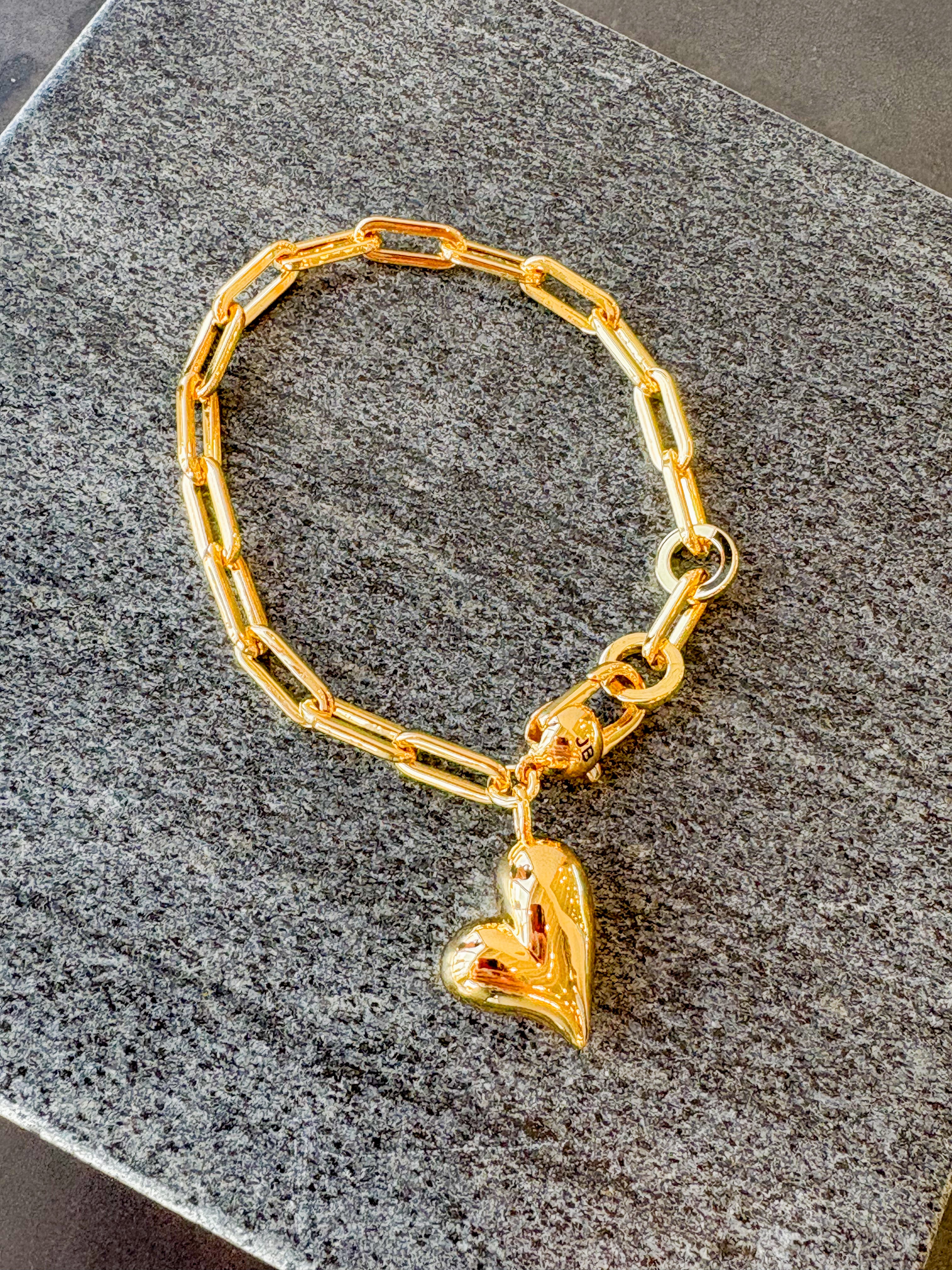 Puffy Heart Bracelet