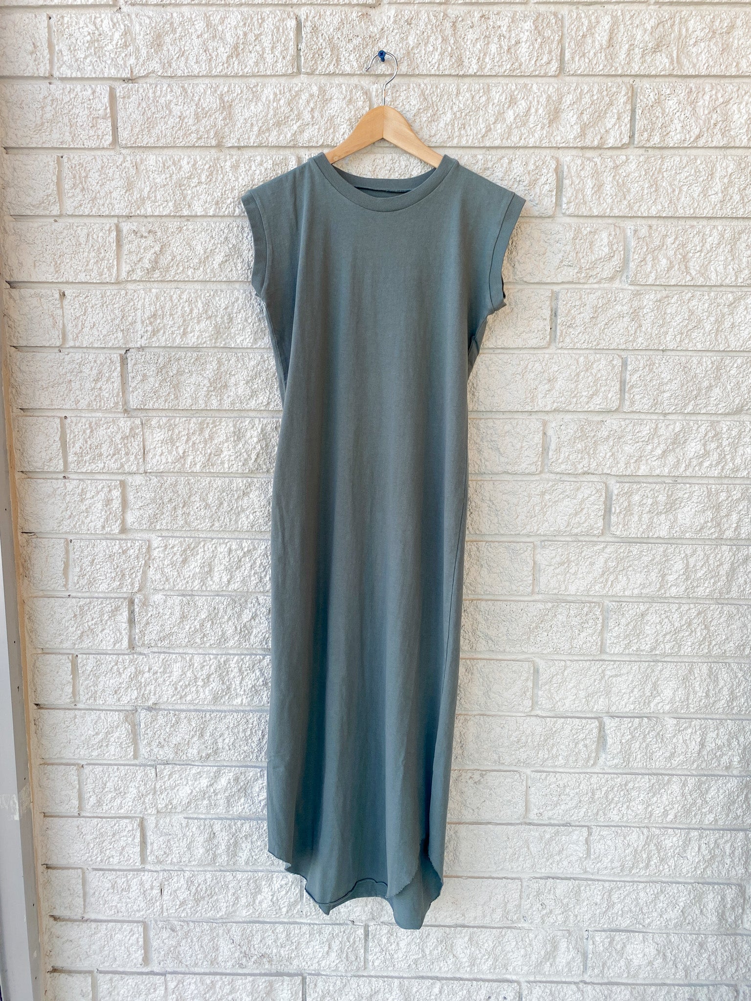 Frank Eileen Cory Vintage Muscle Tee Dress M Rosemary