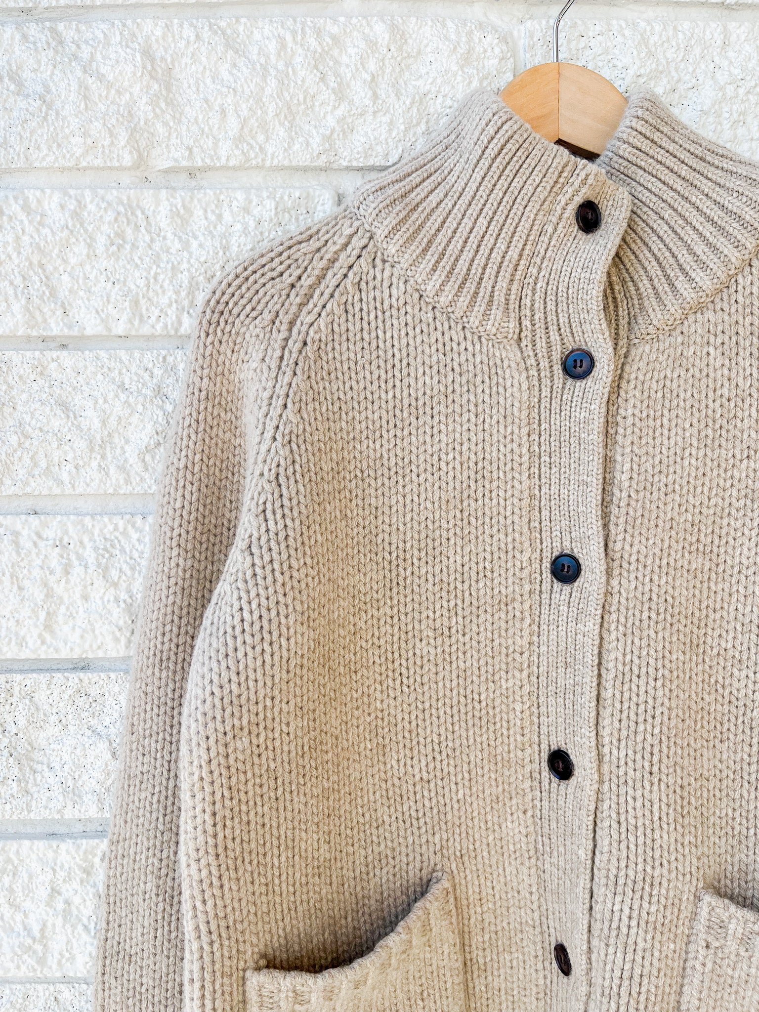 Kamila Soft Chunky Wool Cardigan