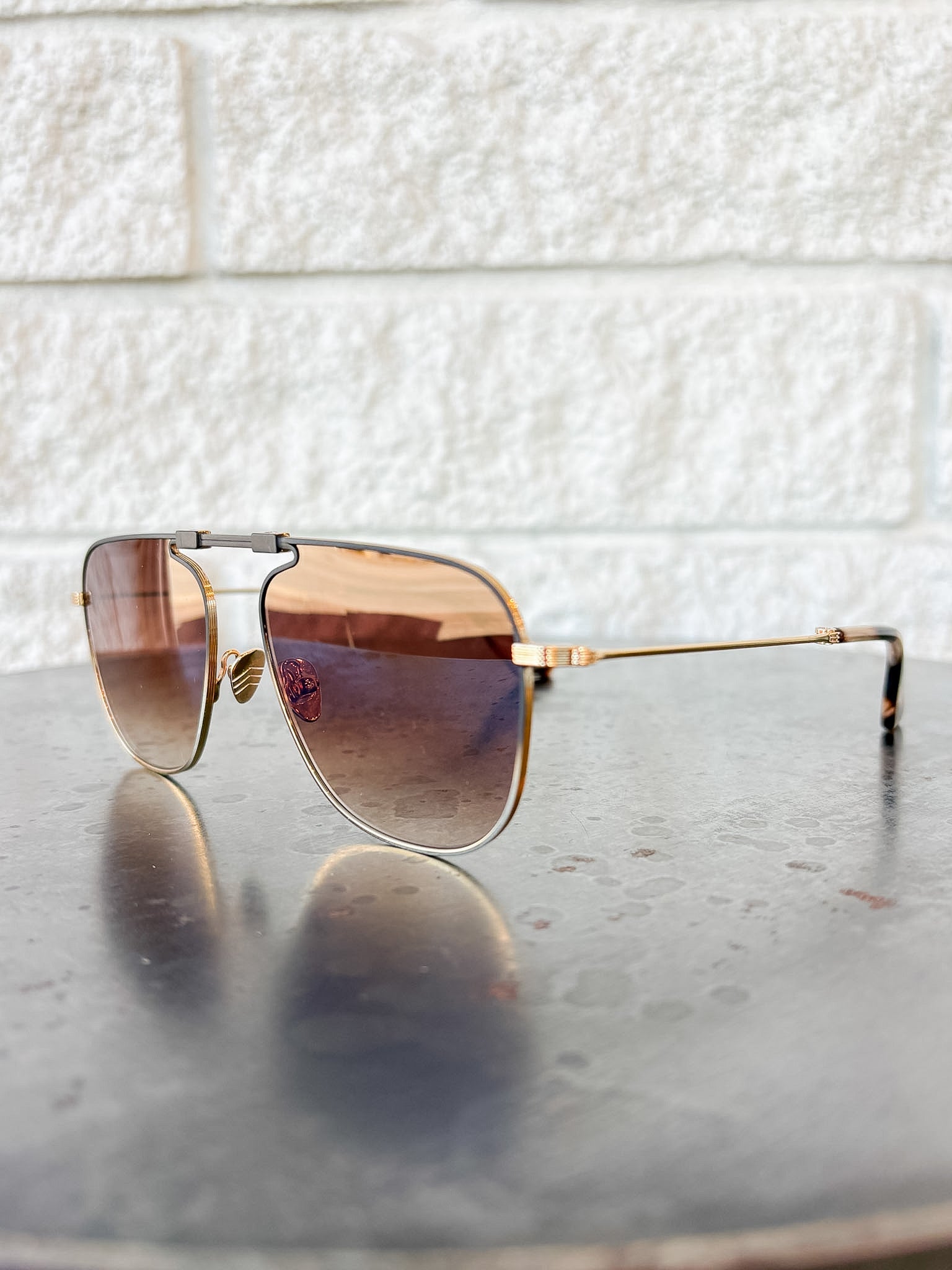 ZANDER FOLD | 18K Matte Black Fade + Blonde Venezia