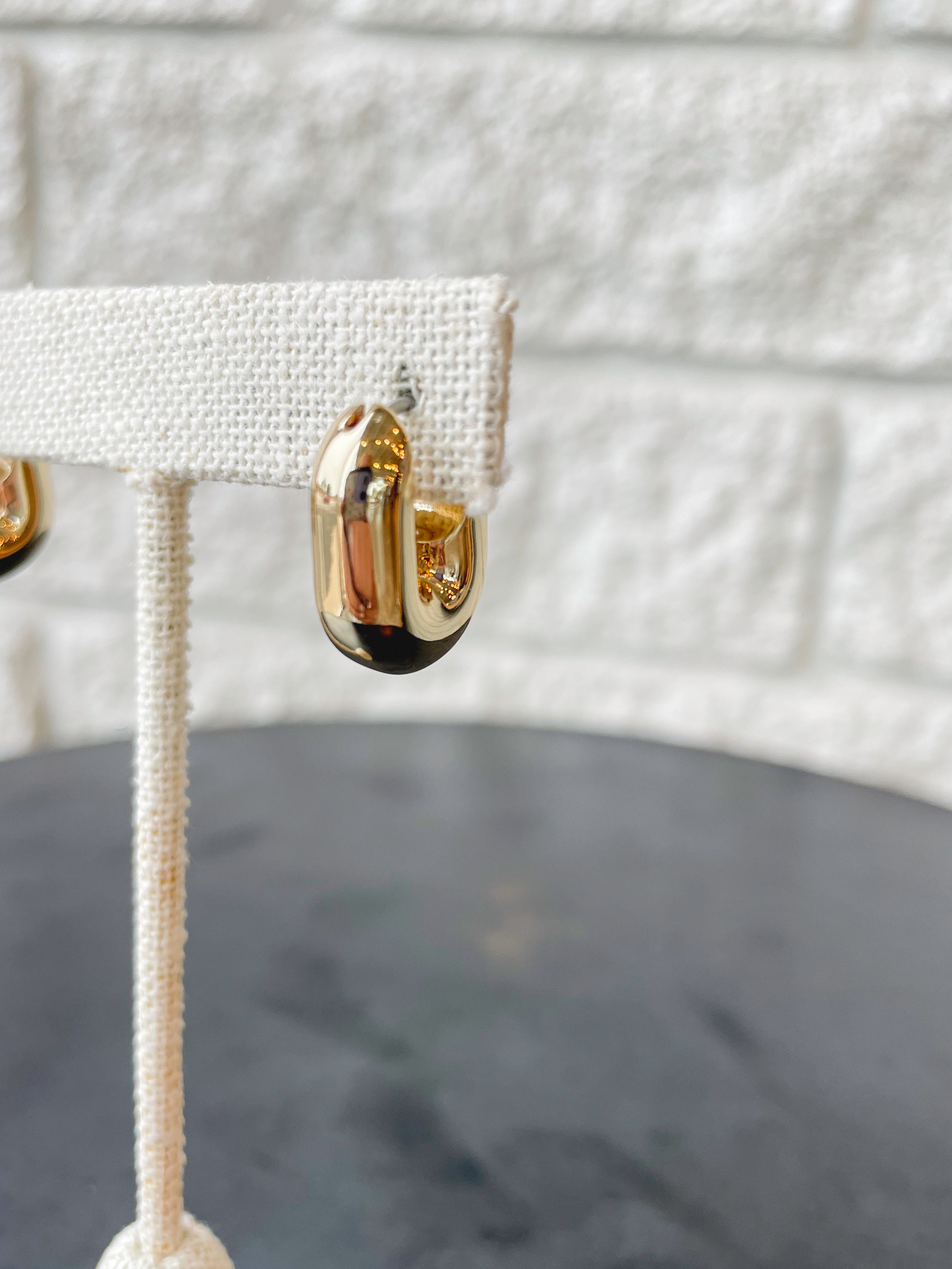 Puffy U-Link Earrings