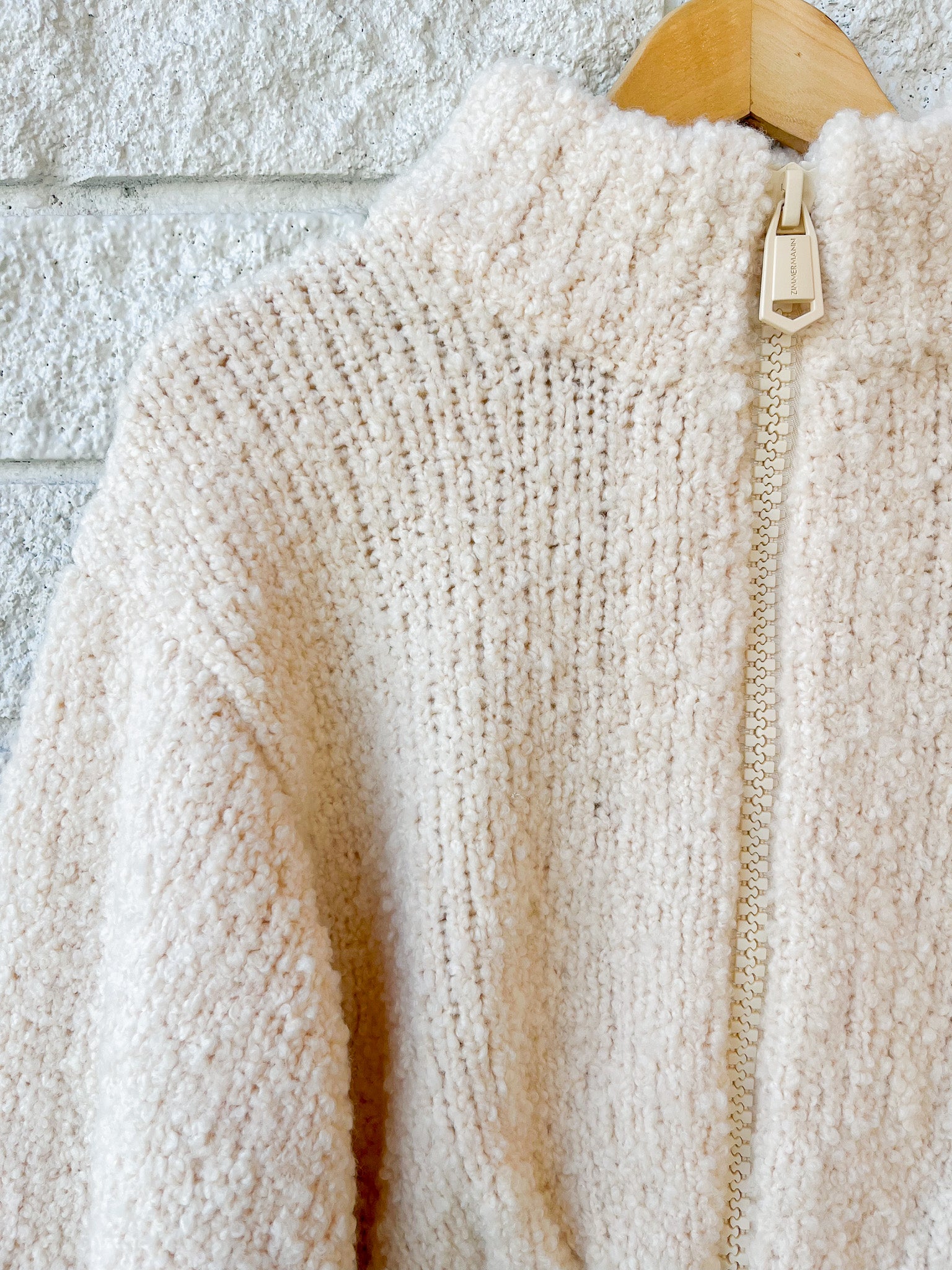 Hypnotic Boucle Knit Bomber