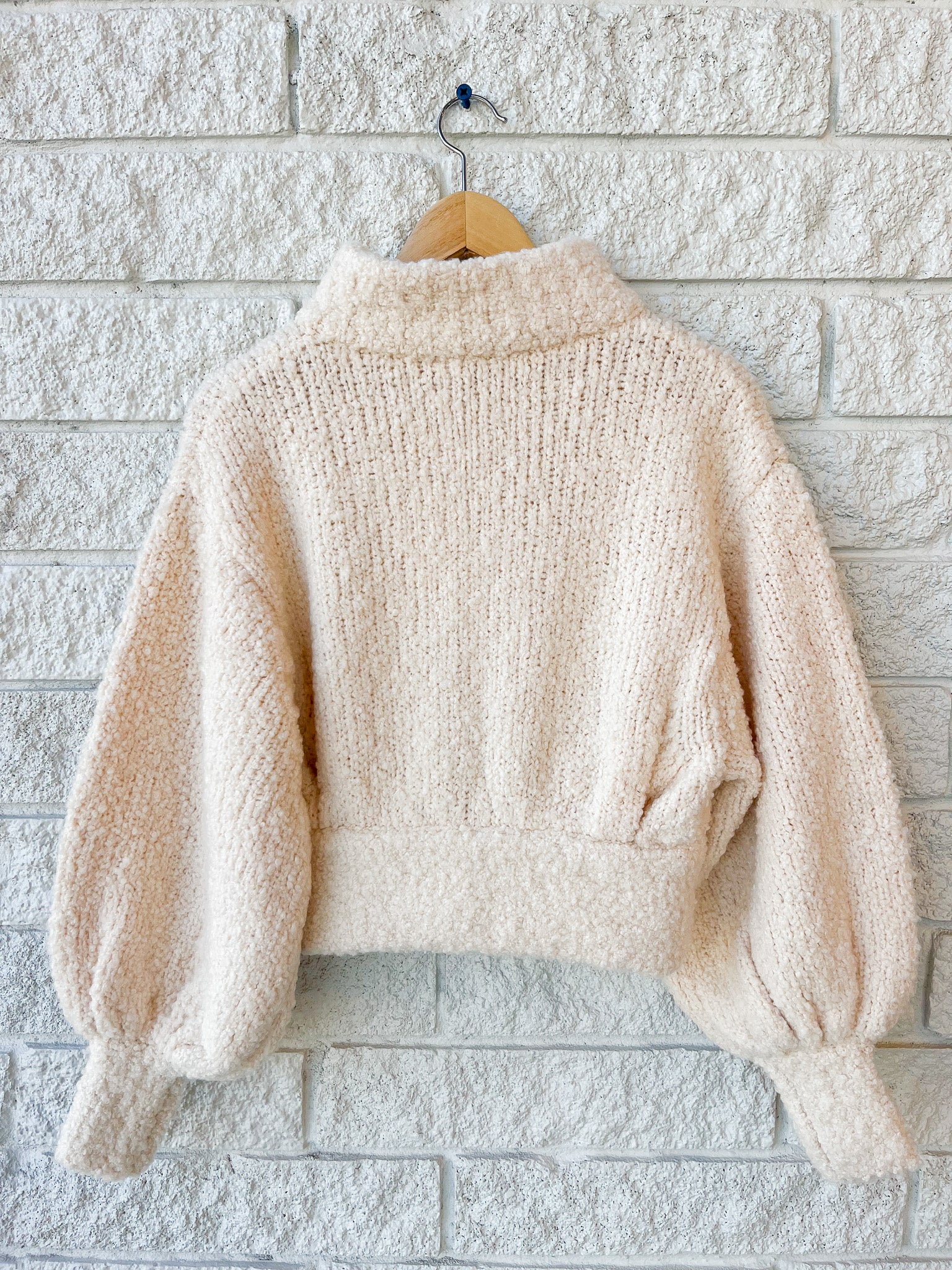 Hypnotic Boucle Knit Bomber