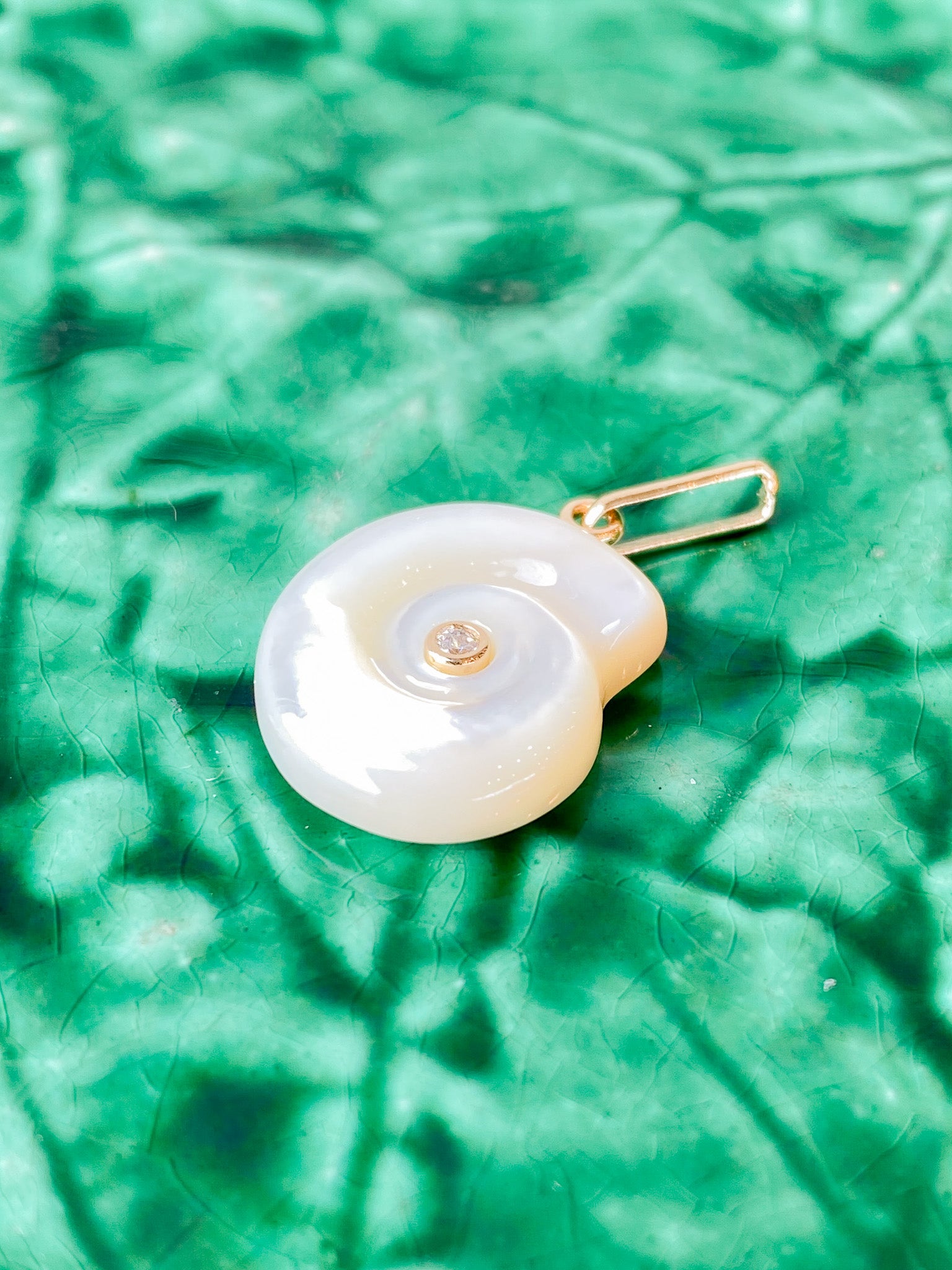 Nautilus Mother Of Pearl Charm