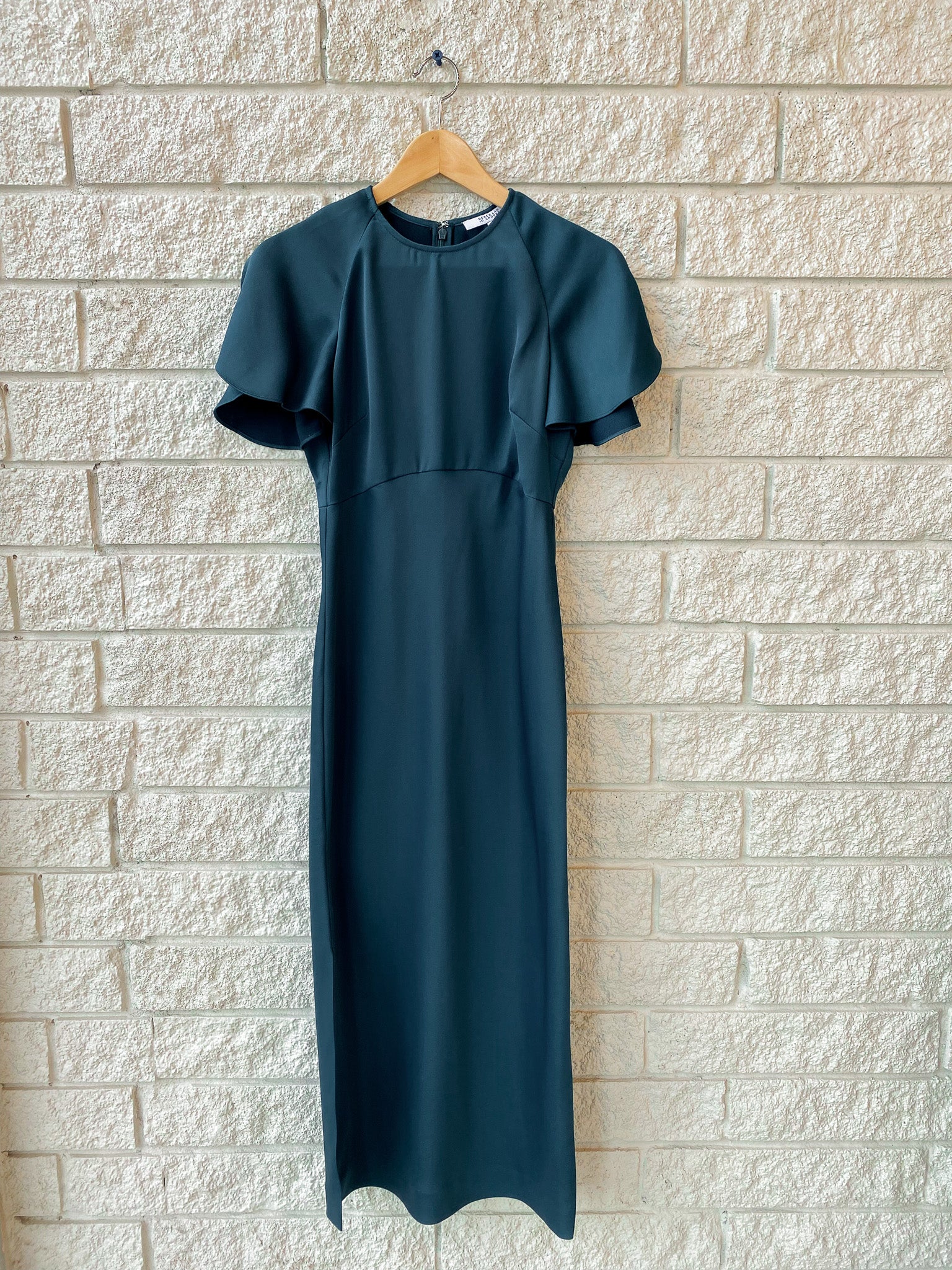 Pleat Tulip Sleeve Dress – Marissa Collections