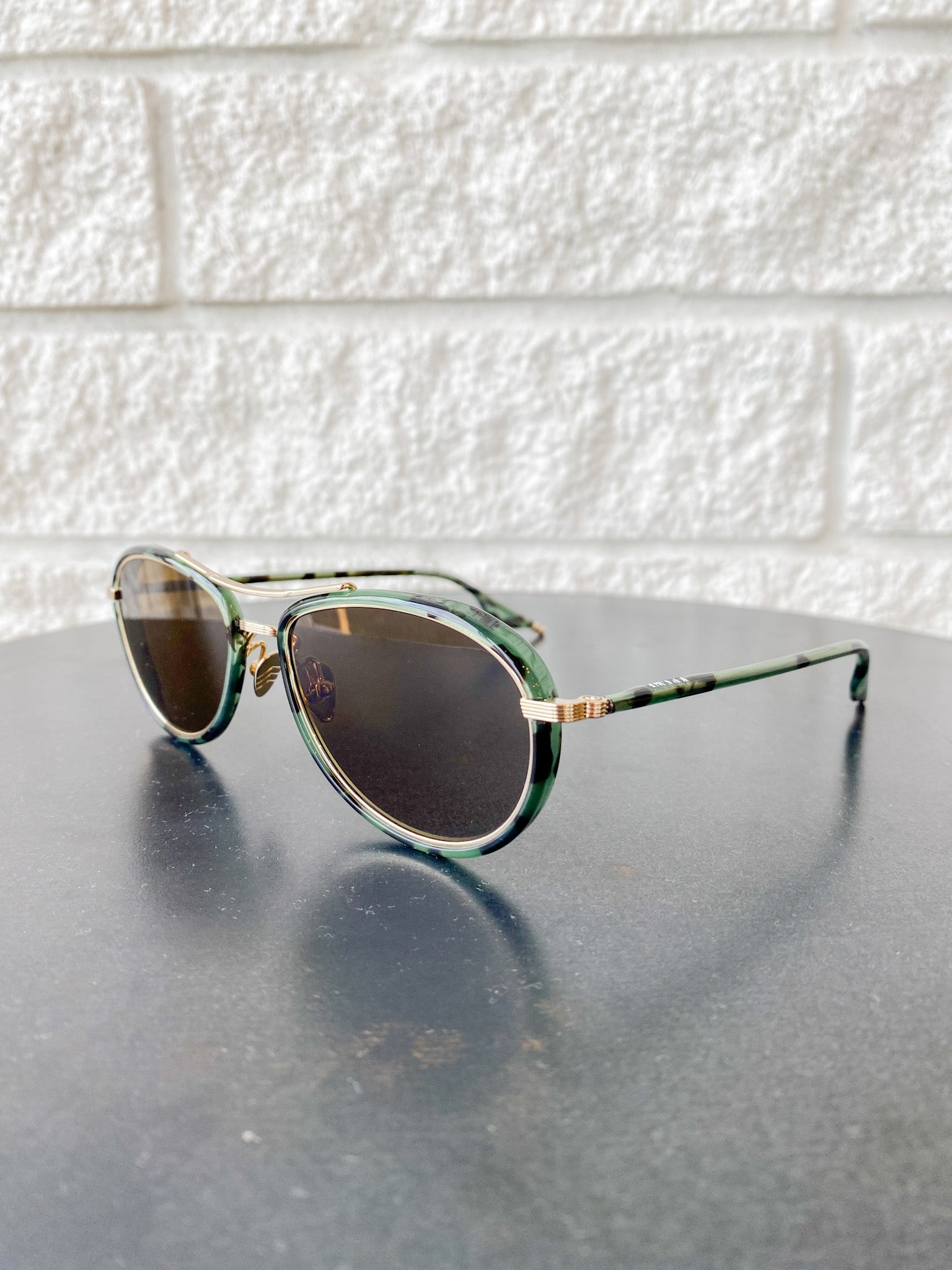 Dallas | 12k Titanium + Hemlock Tortoise