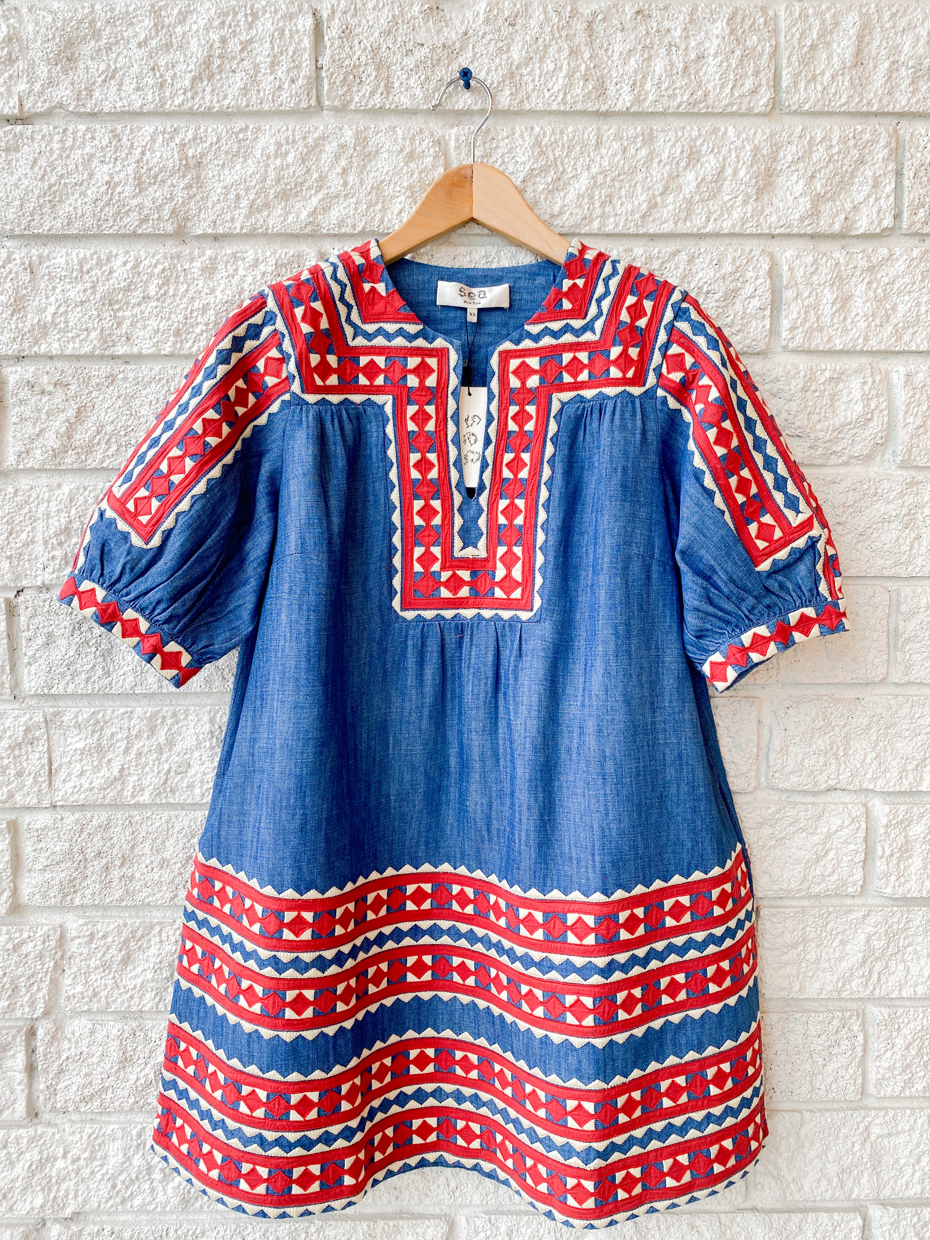 Stina Chambray Mini Dress