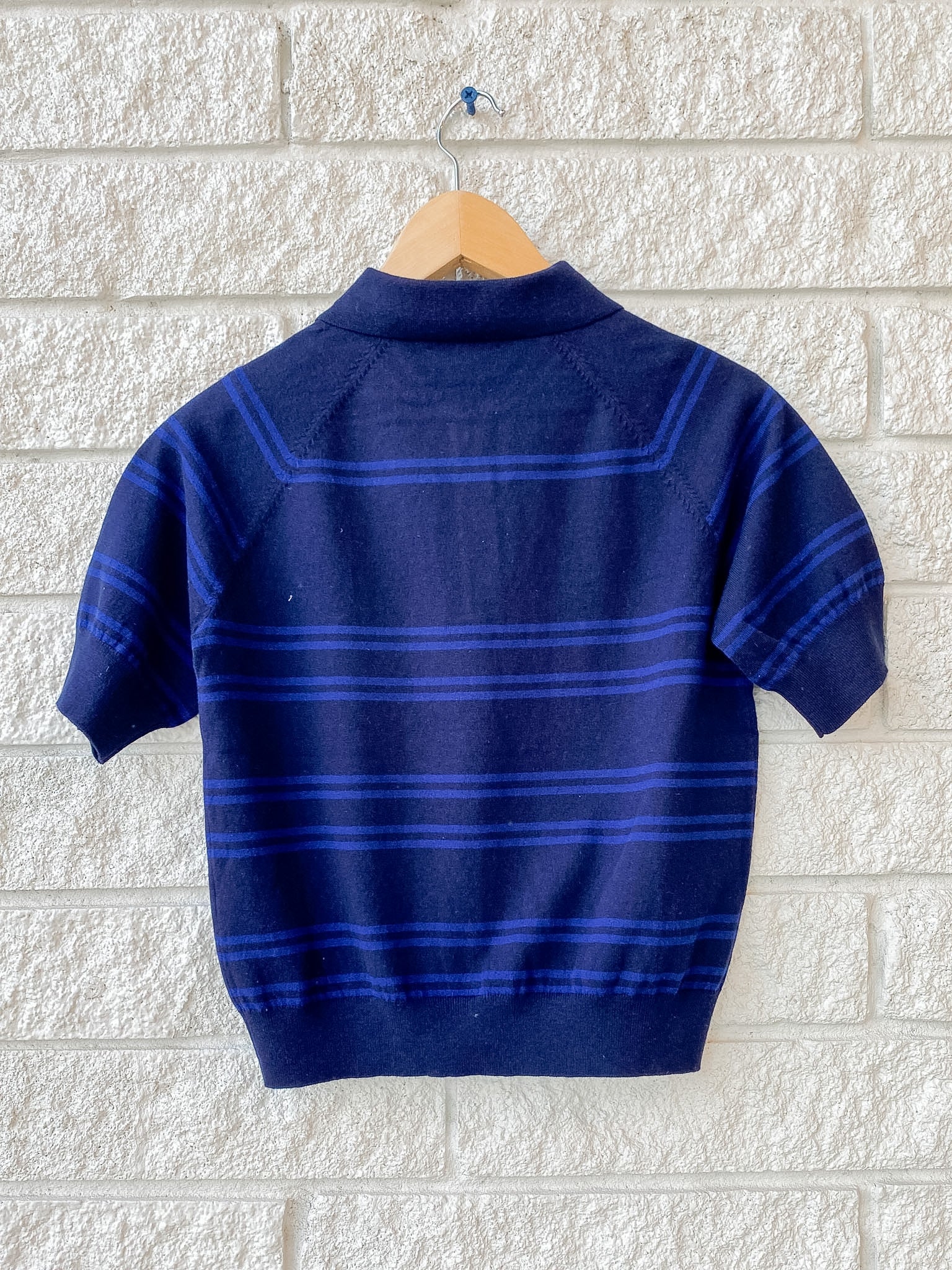 Brea Stripe Cotton Cashmere Polo