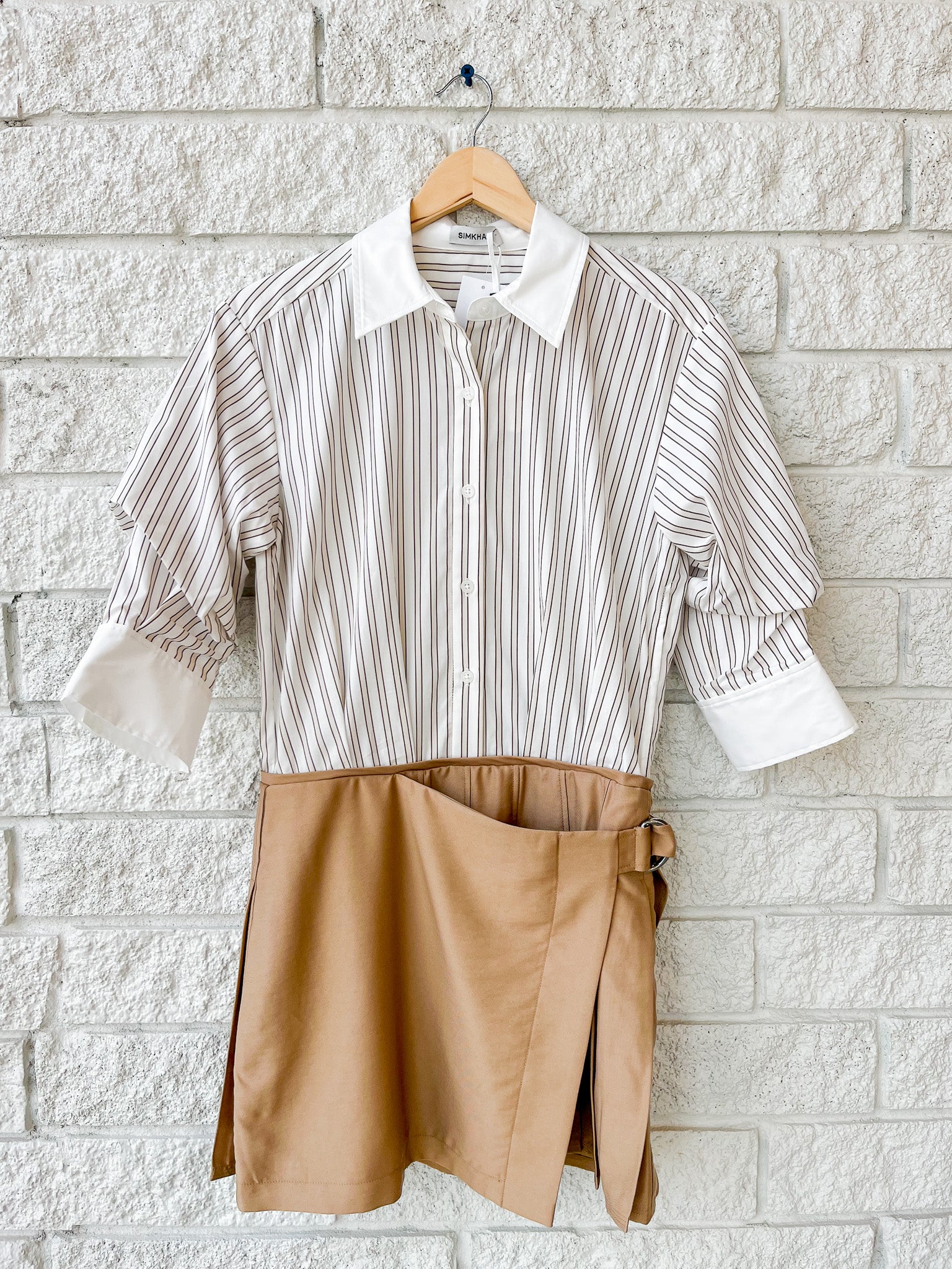 Frankie Mini Combo Shirt Dress, 6 / SAND STRIPE MULTI Frankie Mini Combo Shirt Dress, 6 / SAND STRIPE MULTI