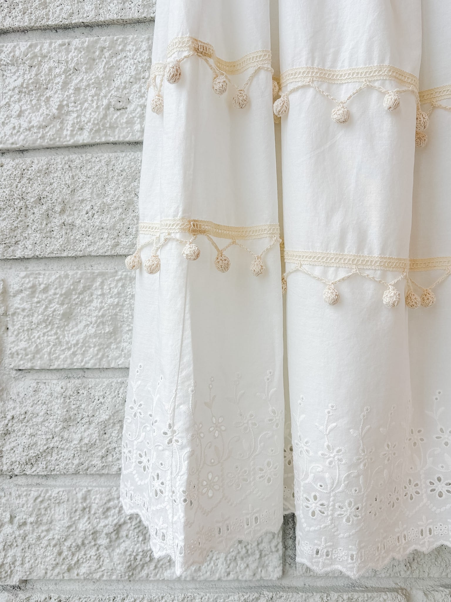 Bianca Skirt White Eyelet