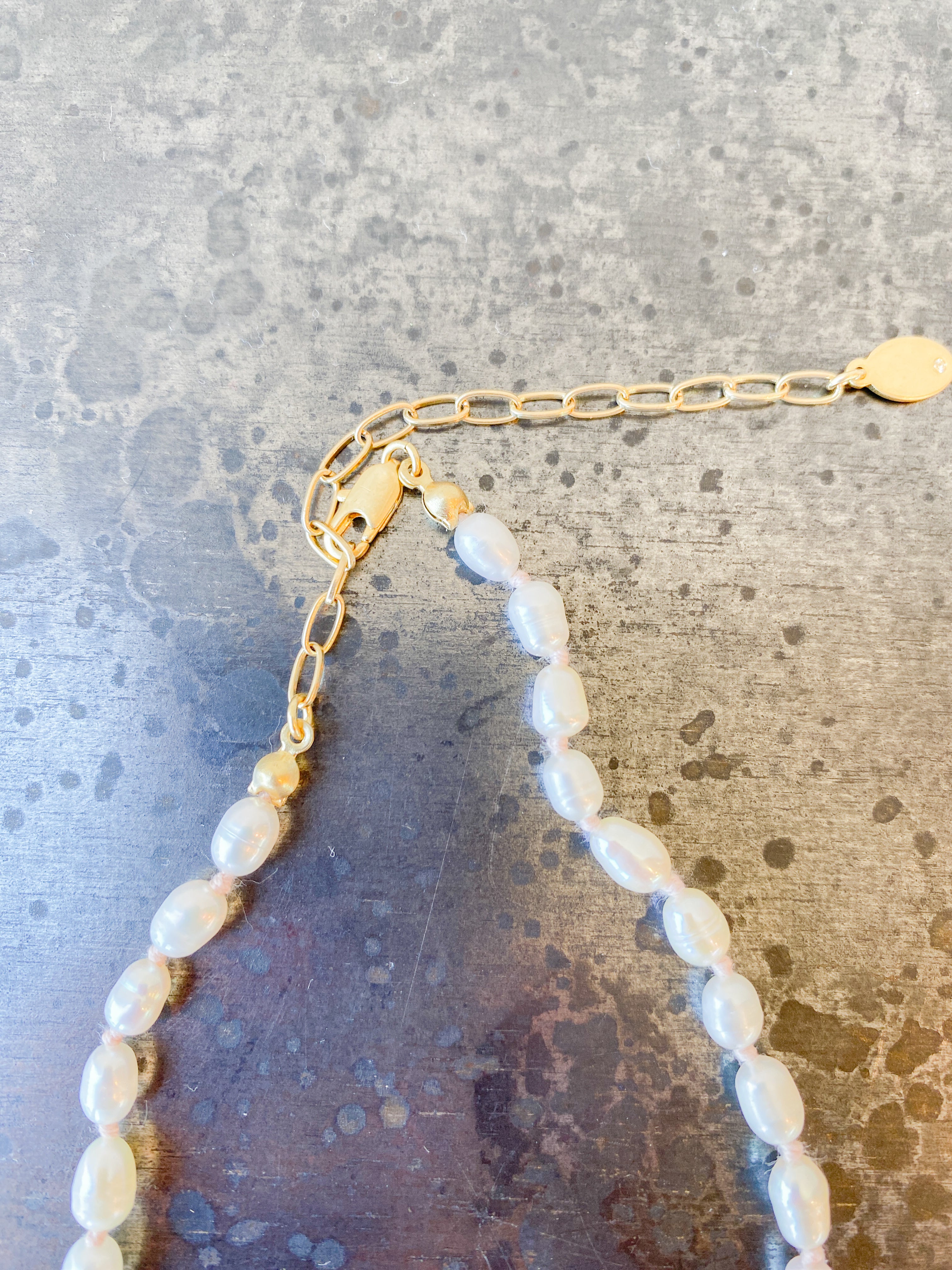 Freshwater Pearl Charm Necklace