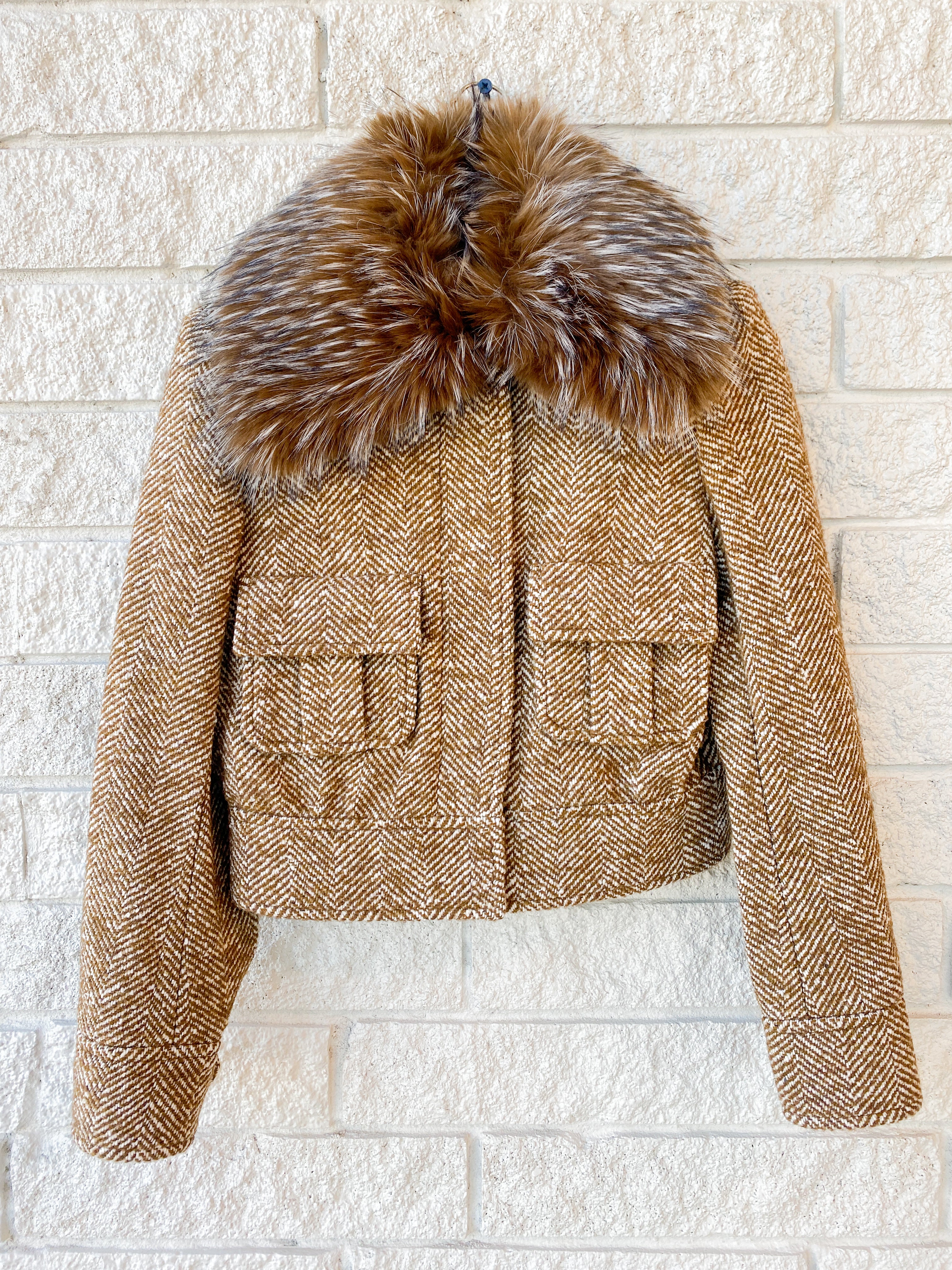 Valiant Faux Fur Collar Jacket