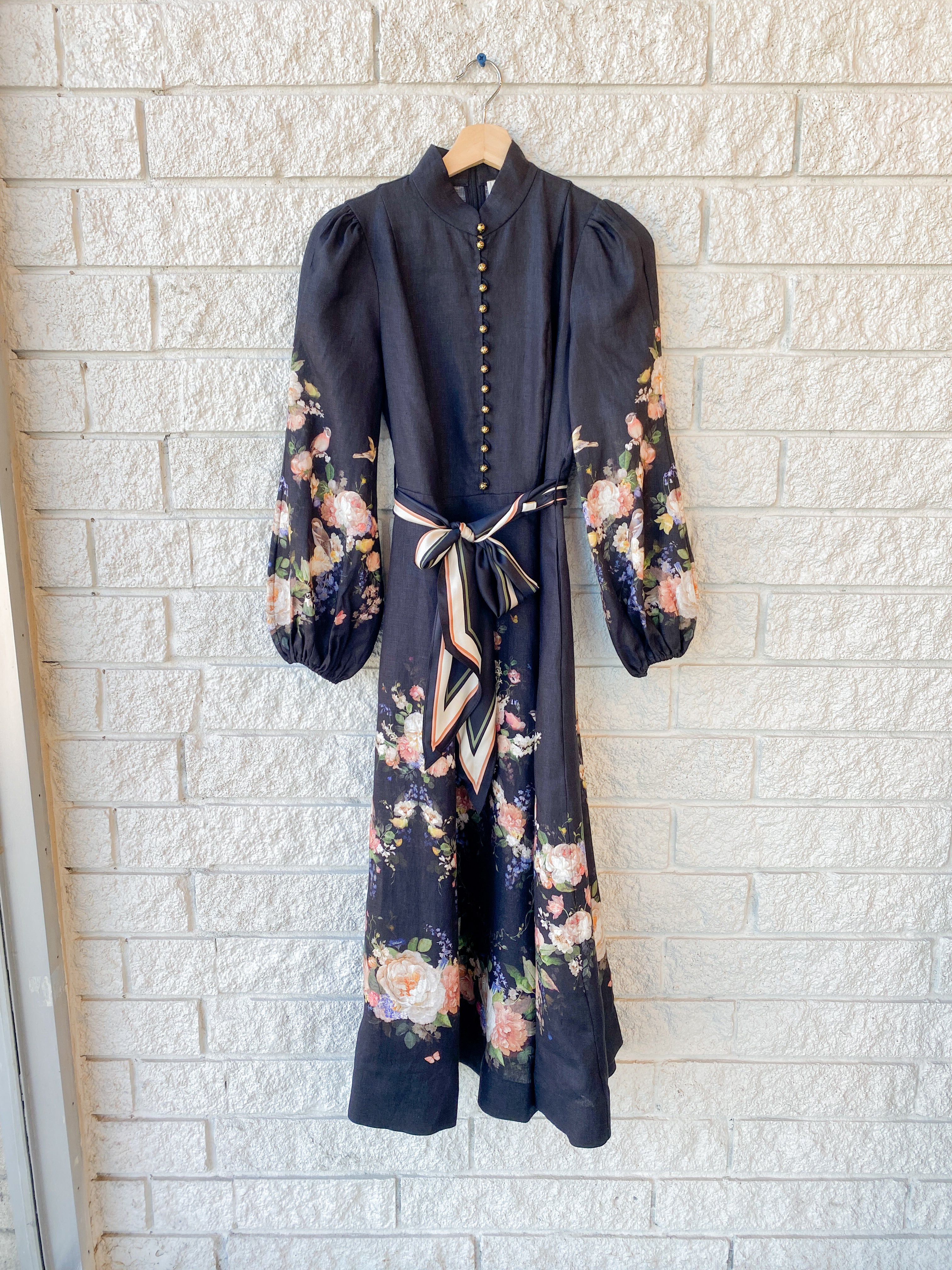 Valiant Button Midi Dress