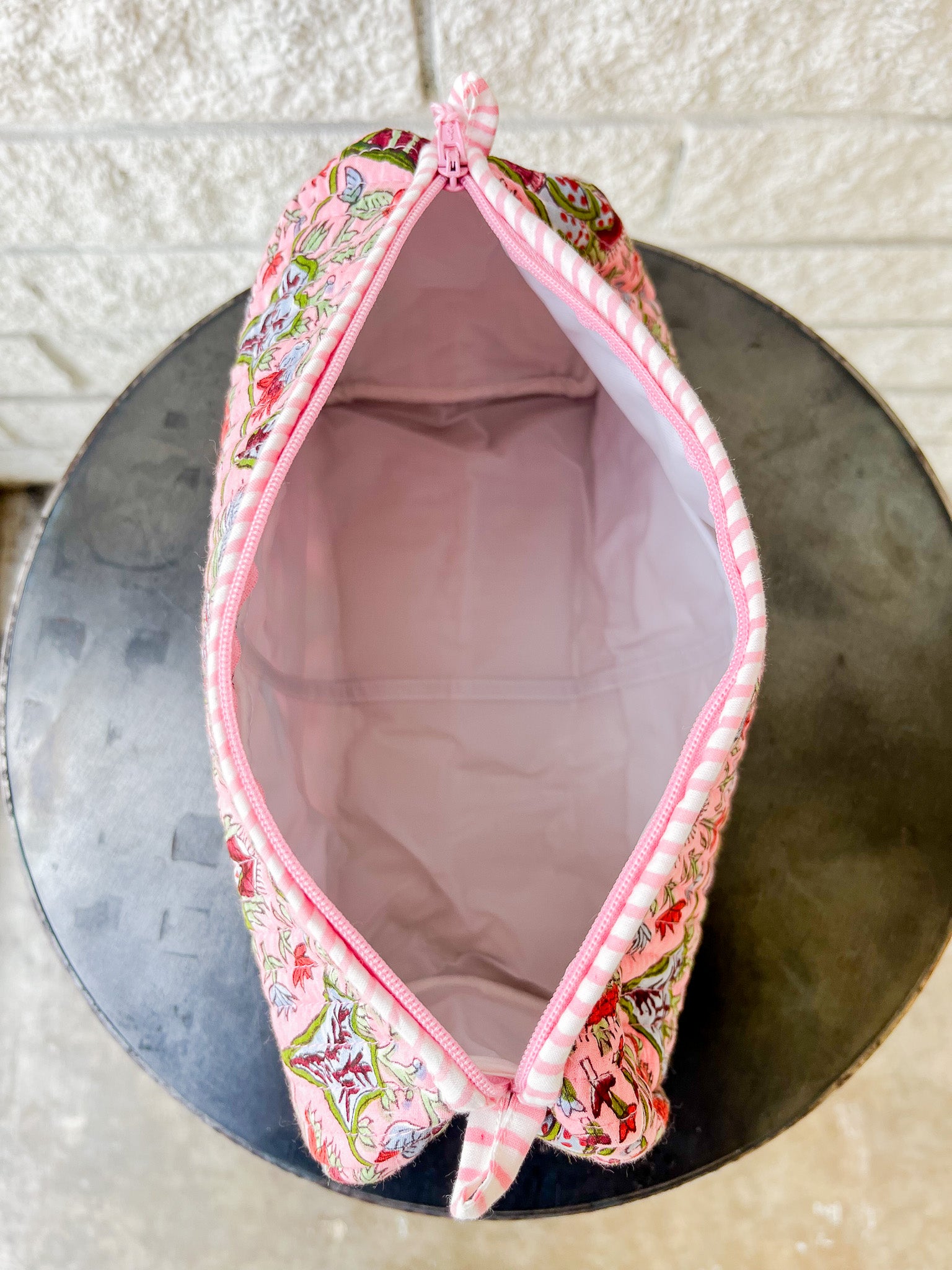 Pink Arch Toiletry Bag: Large