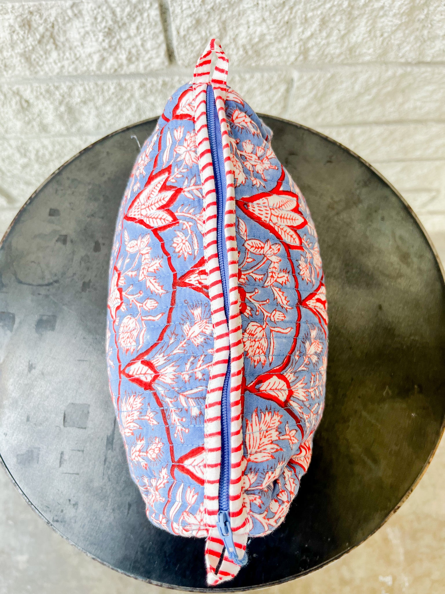 Blue Arch Toiletry Bag: Medium