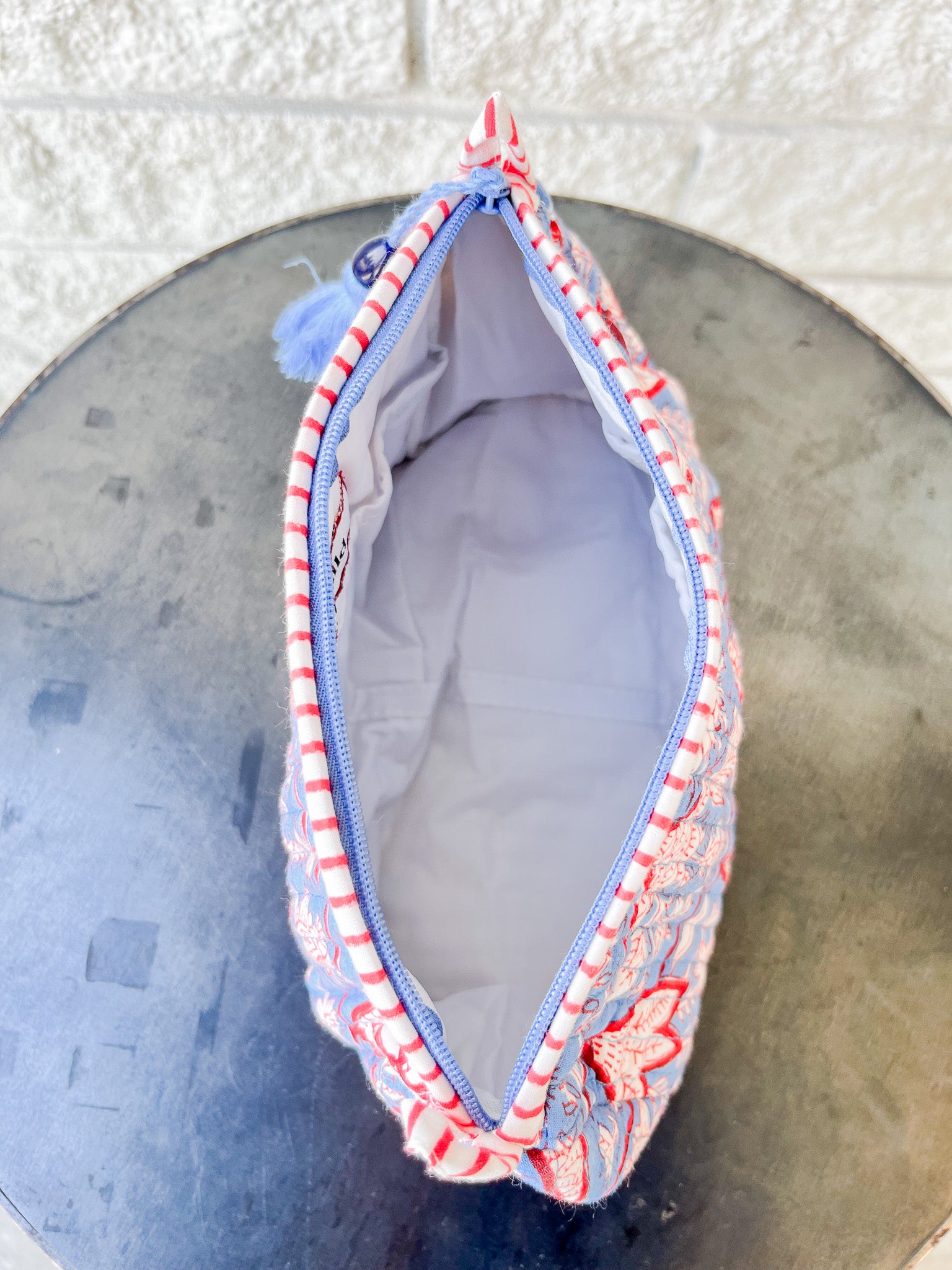 Blue Arch Toiletry Bag: Medium