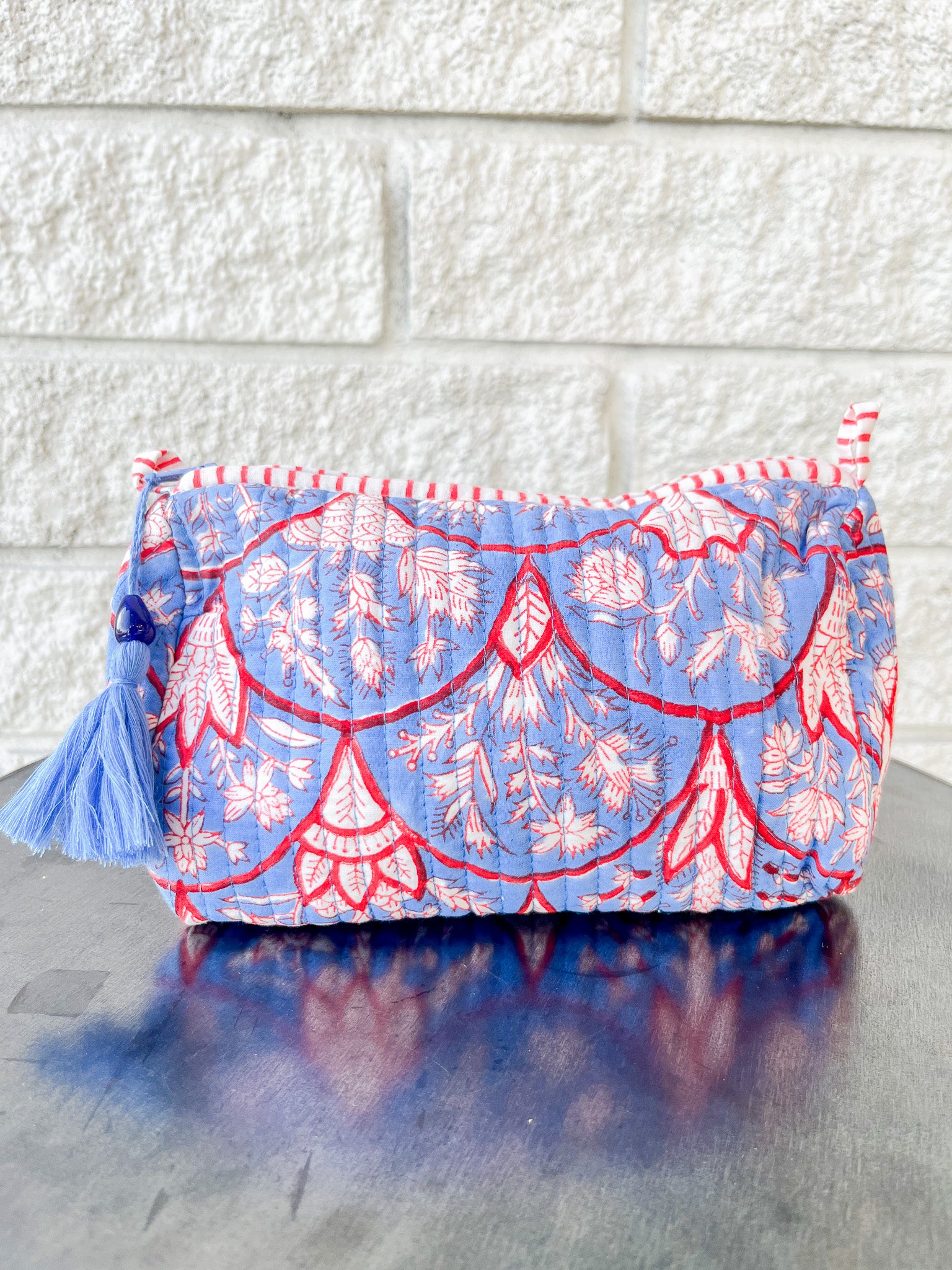 Blue Arch Toiletry Bag: Small