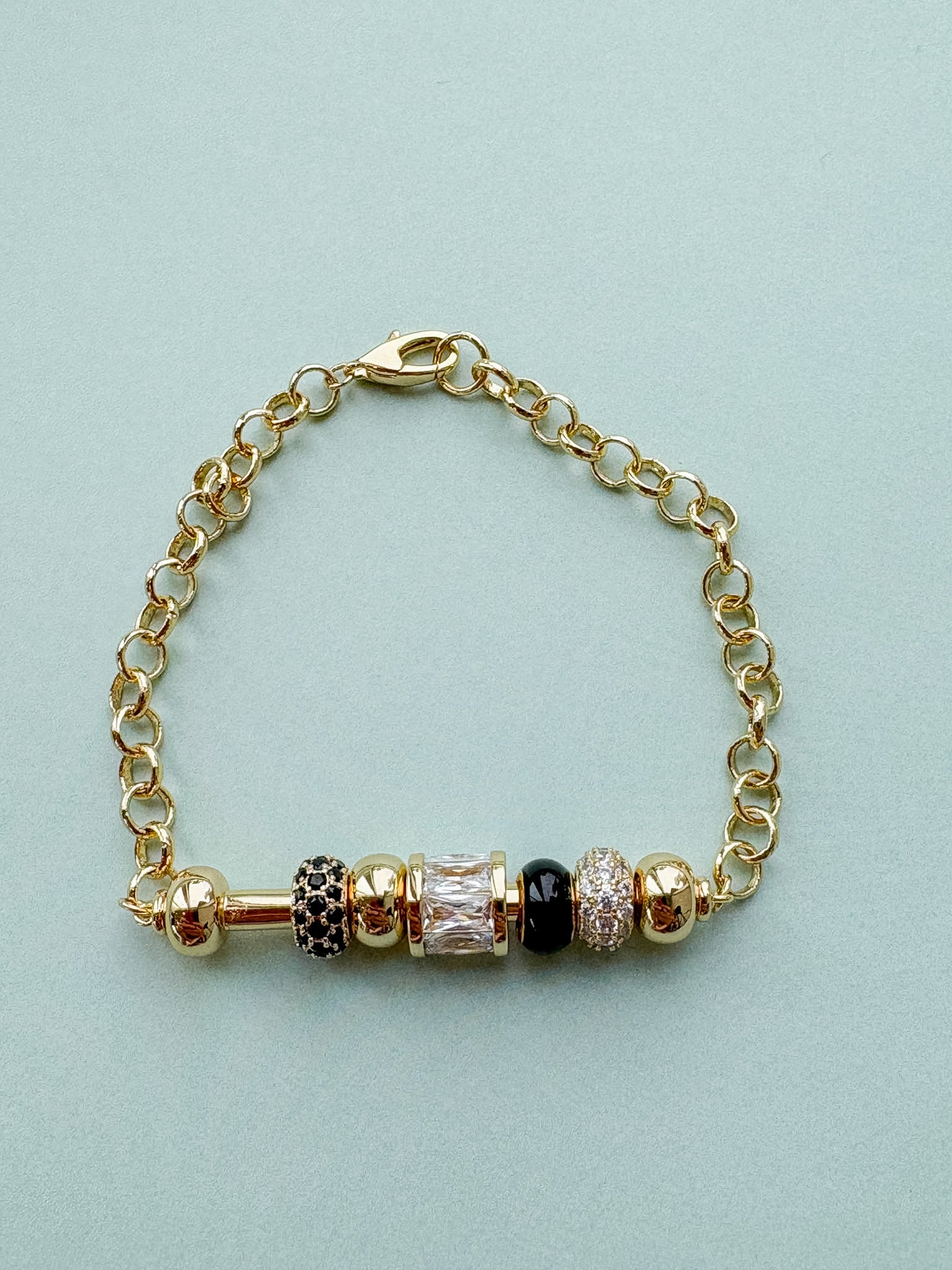 Noir Bead Bracelet