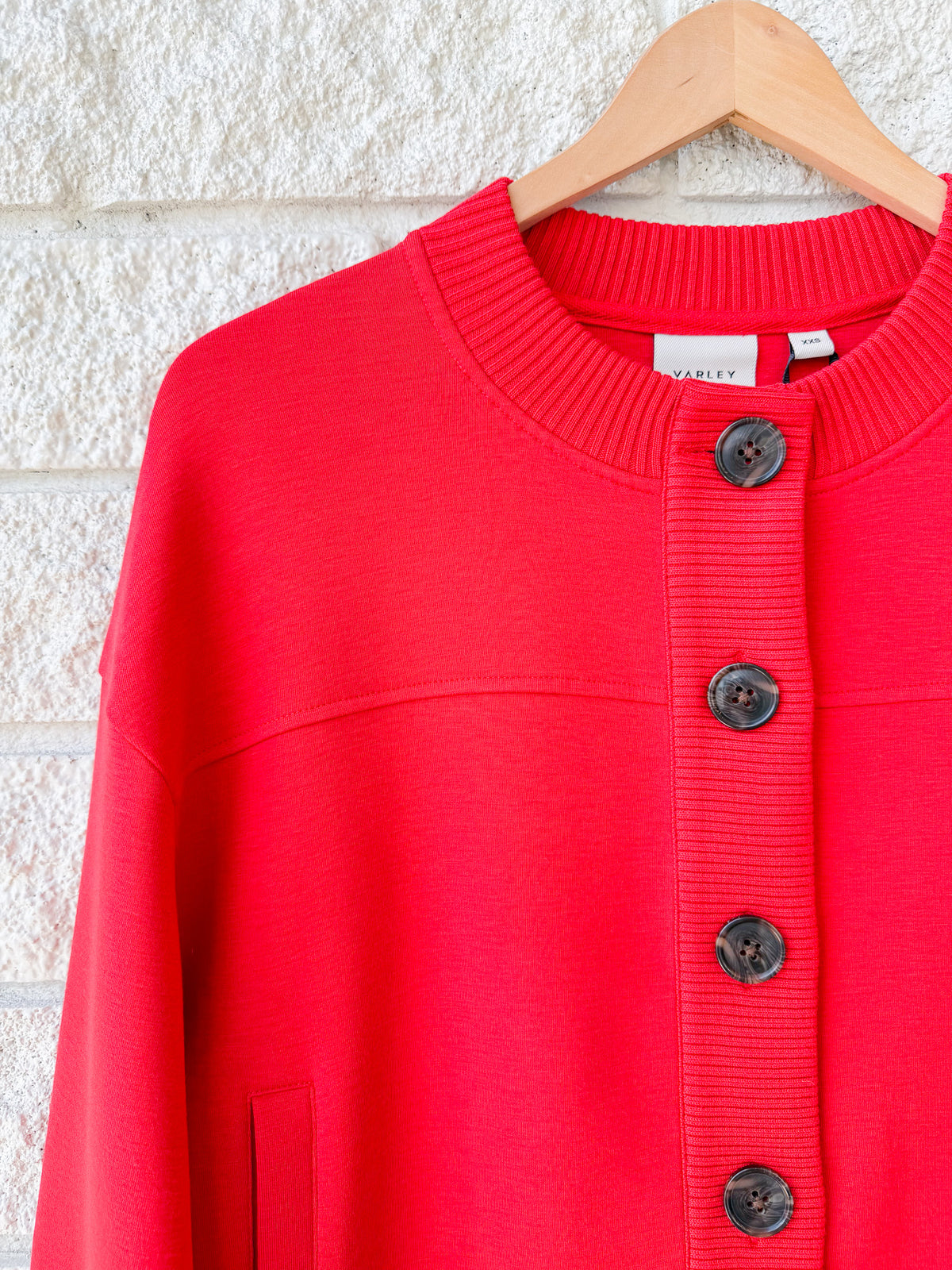 Olwen Button Front Sweat