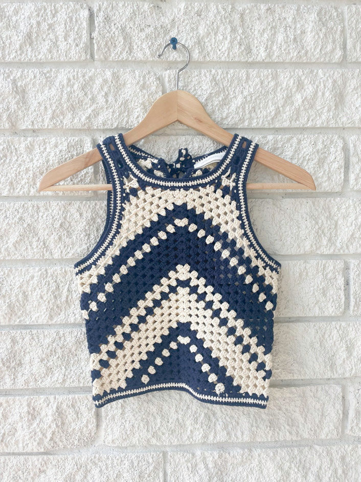 Chintz Hand Crochet Tank