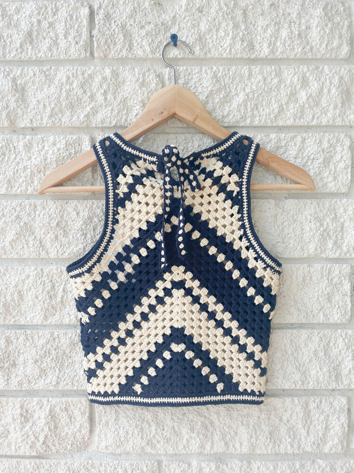 Chintz Hand Crochet Tank