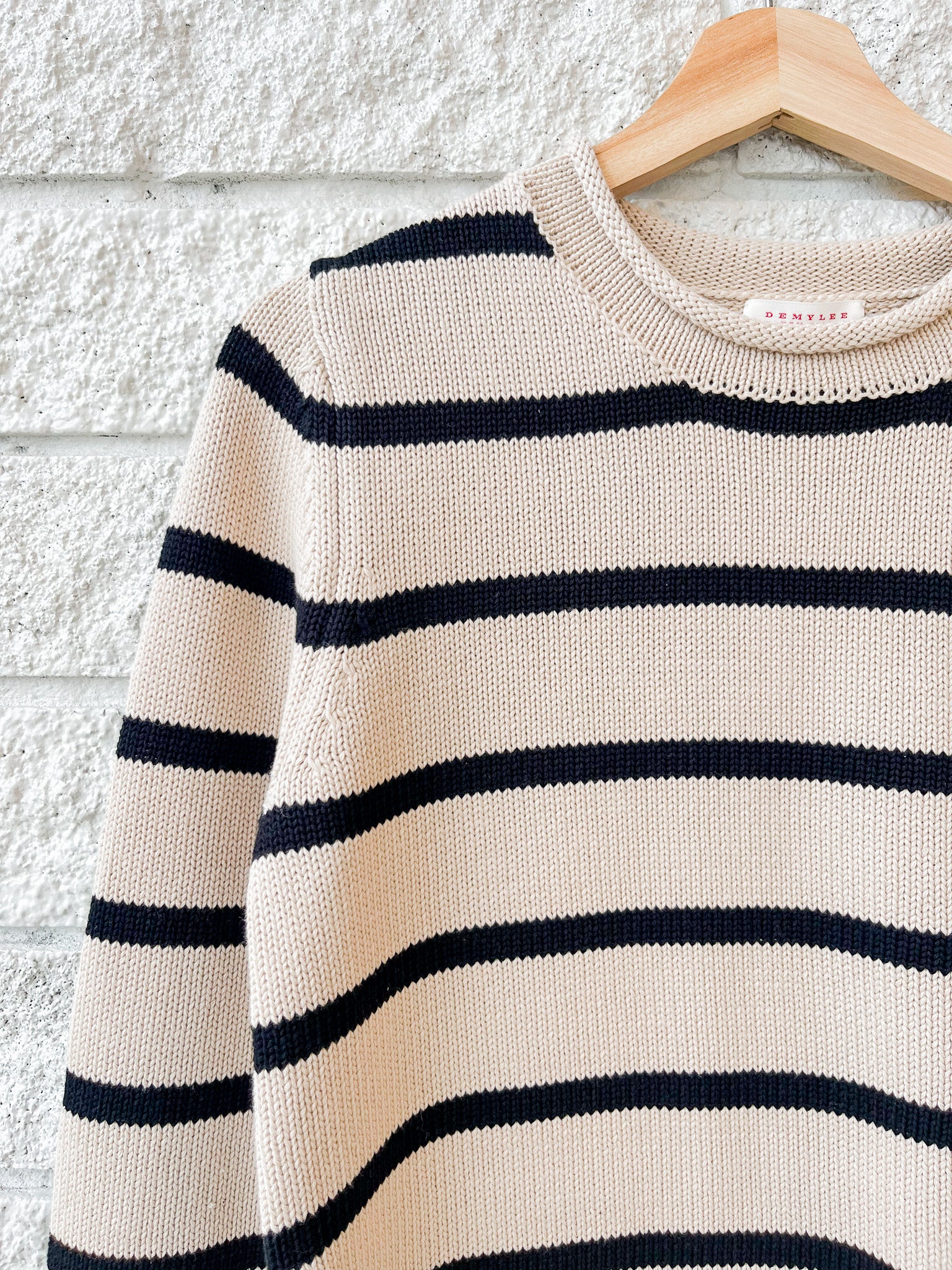 Quinn Stripe Cotton Sweater