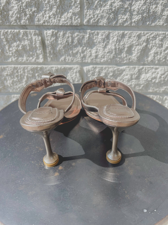 Clarita Square Flare 85mm Heel