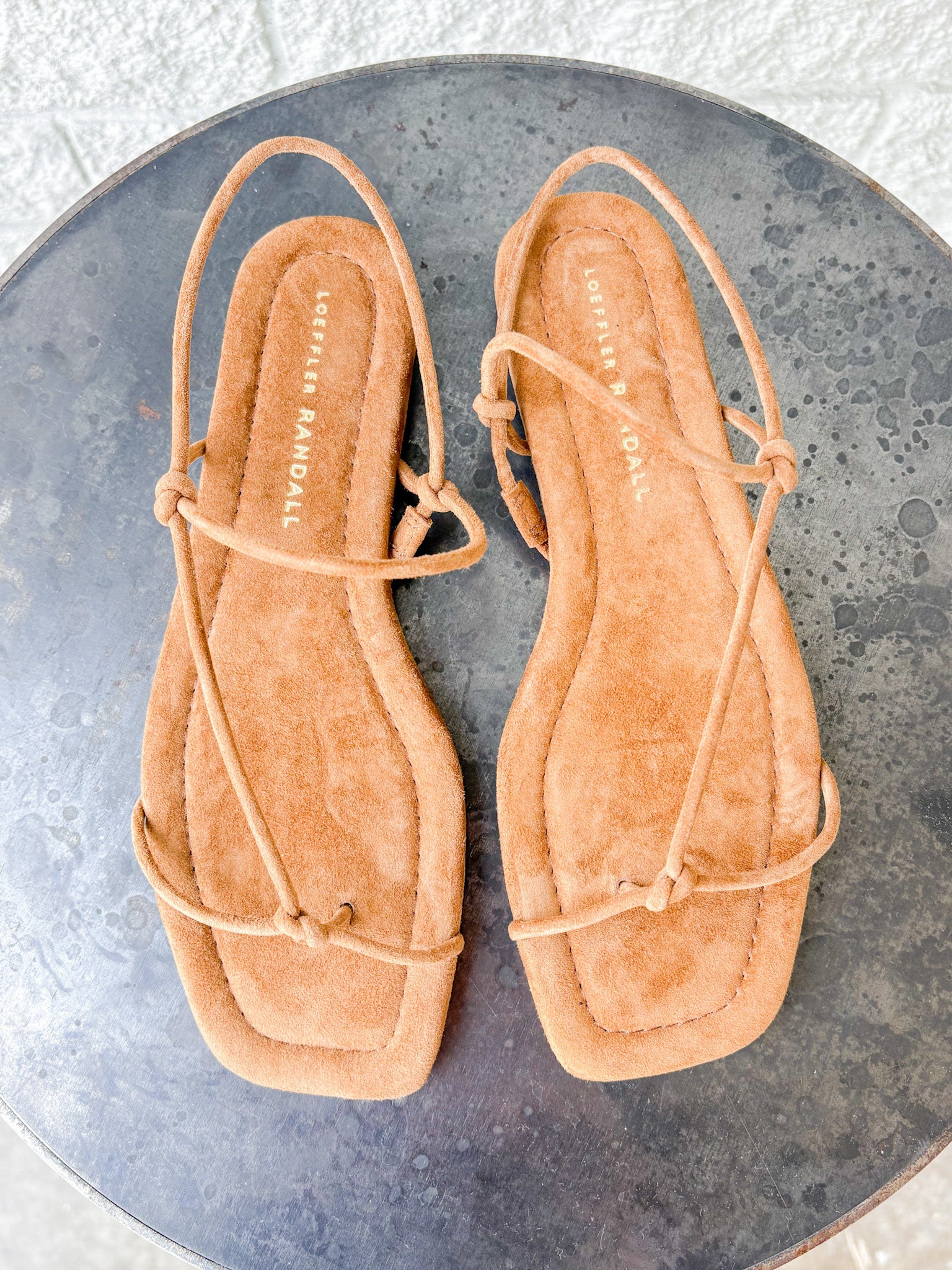 Eleanor Cacao Suede Strappy Sandal