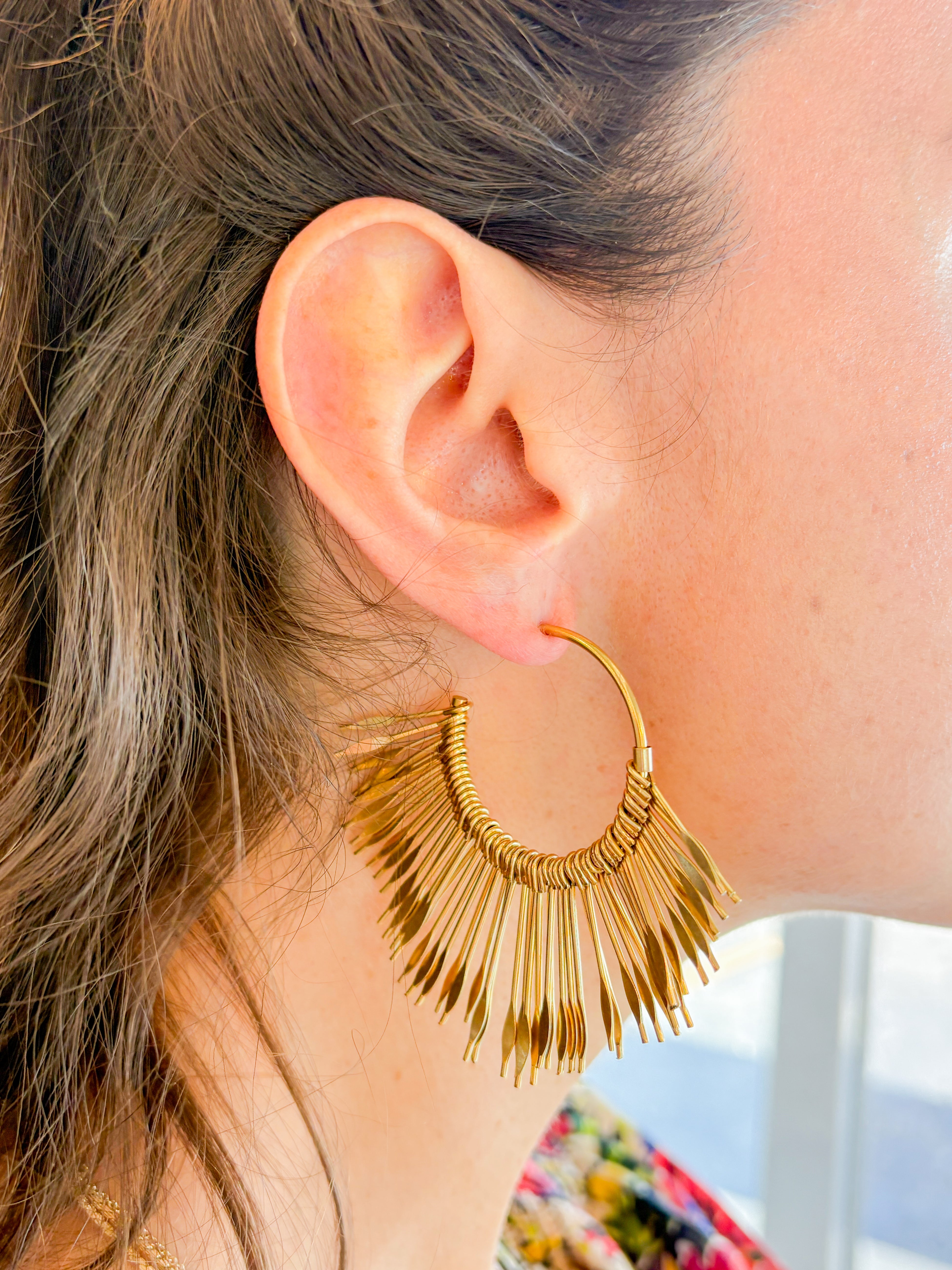 Aria Large Hoops