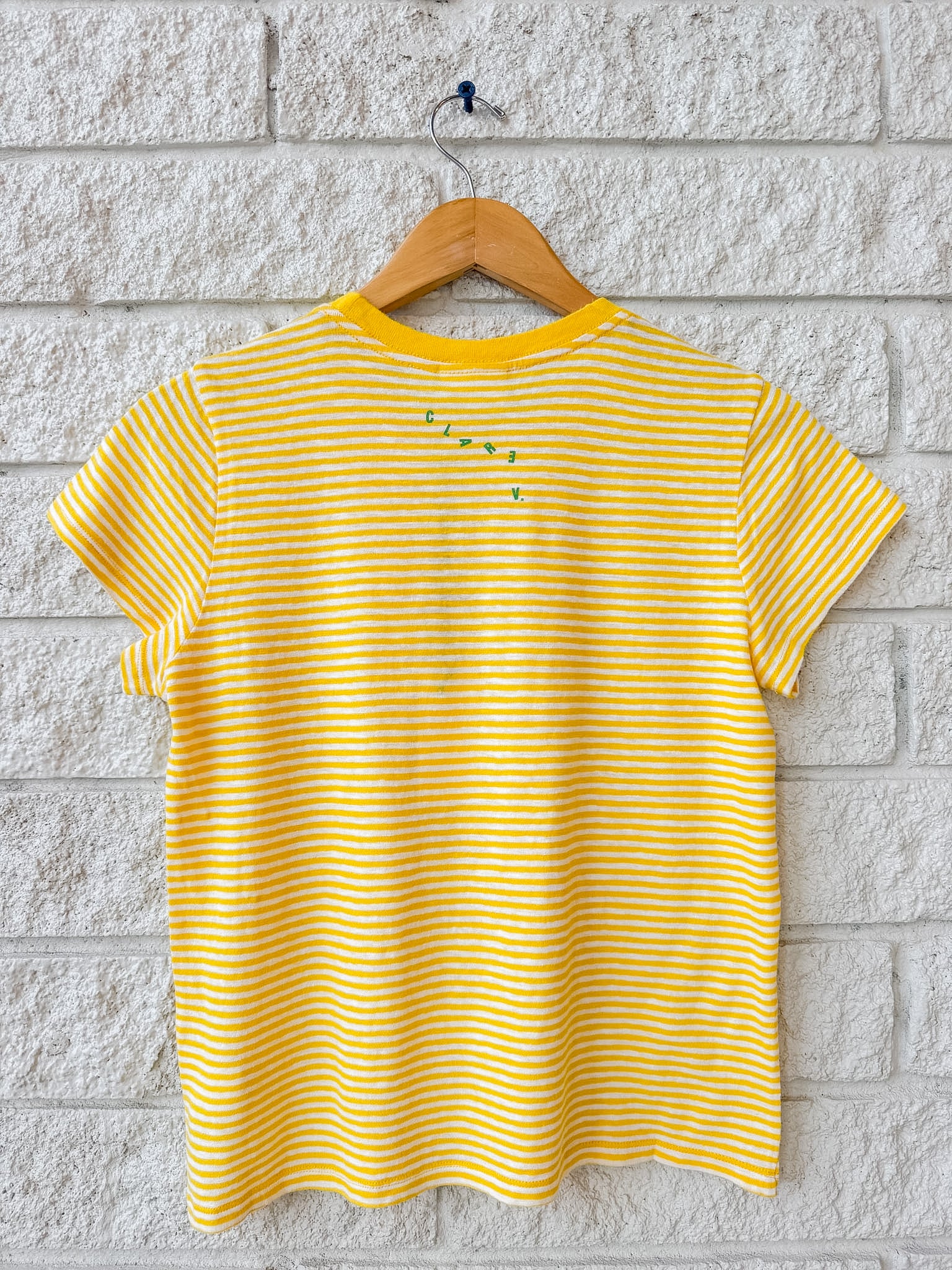 Classic Tee - Cotton/Linen Mini Stripe