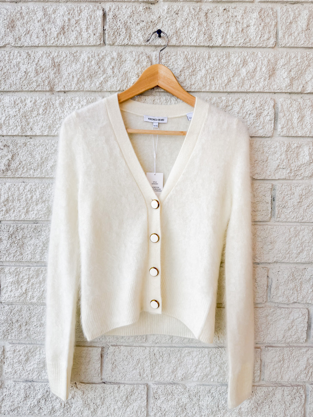 Solene Brushed Cashmere Cardi