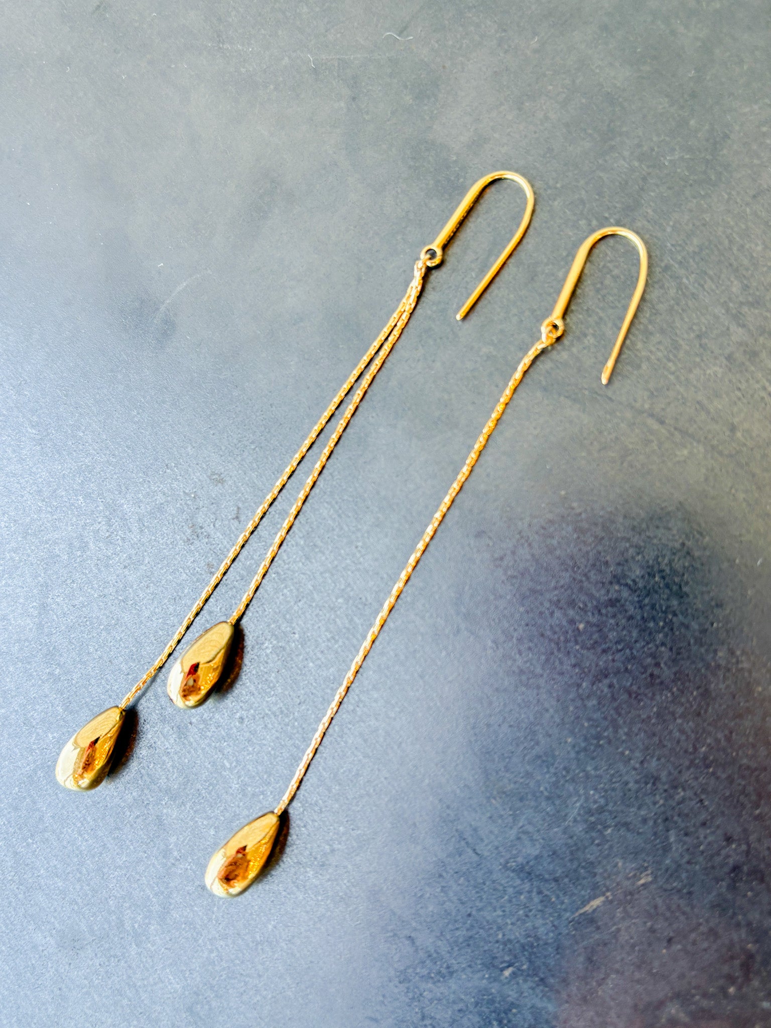 Shiny Day Asymmetric Earrings