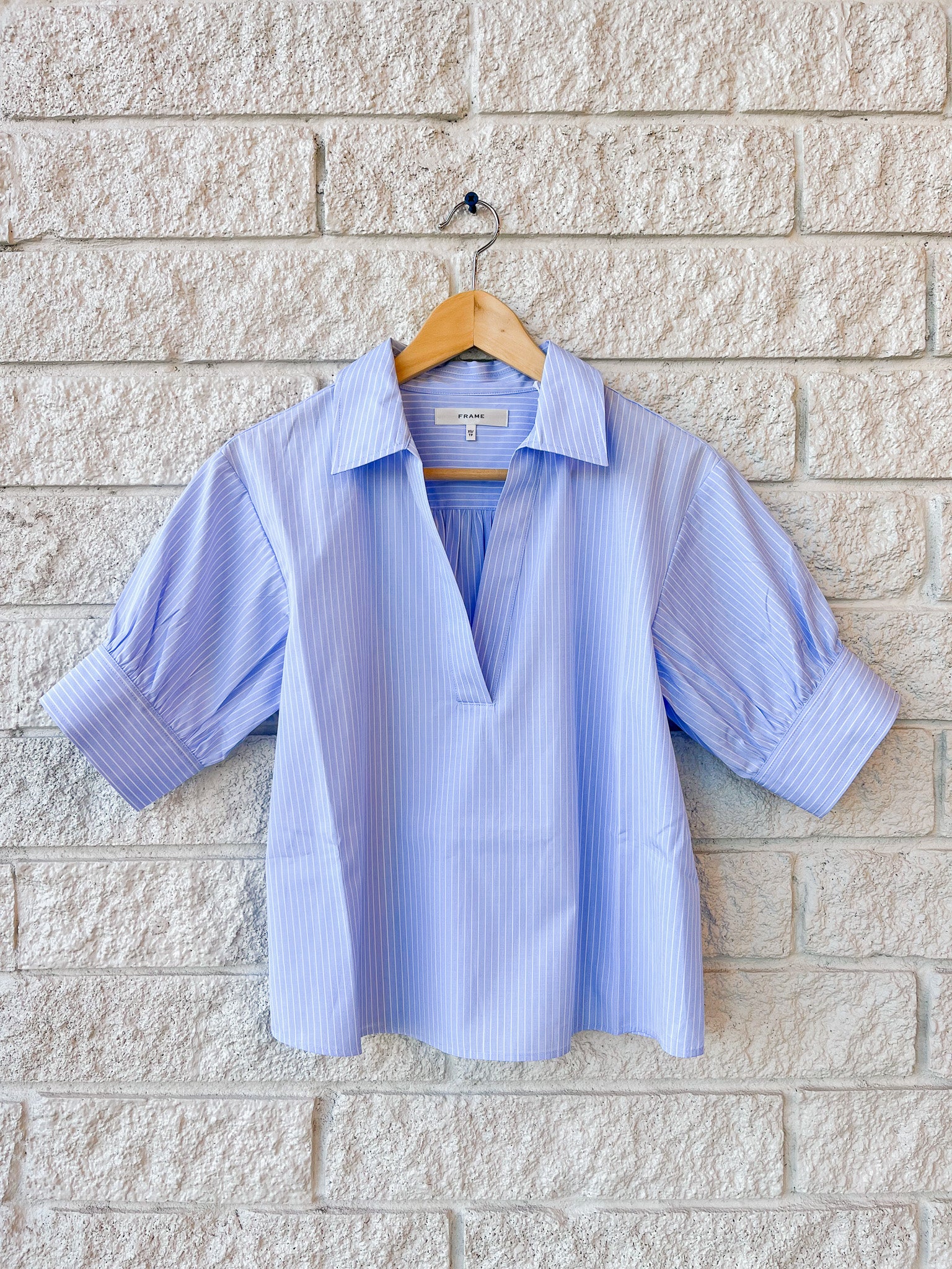 The Striped Popover Top