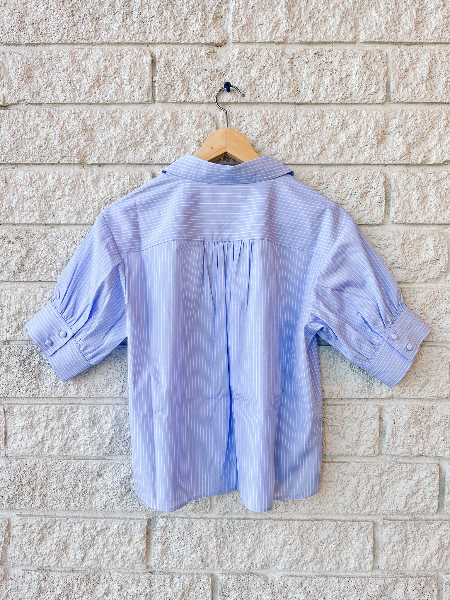 The Striped Popover Top