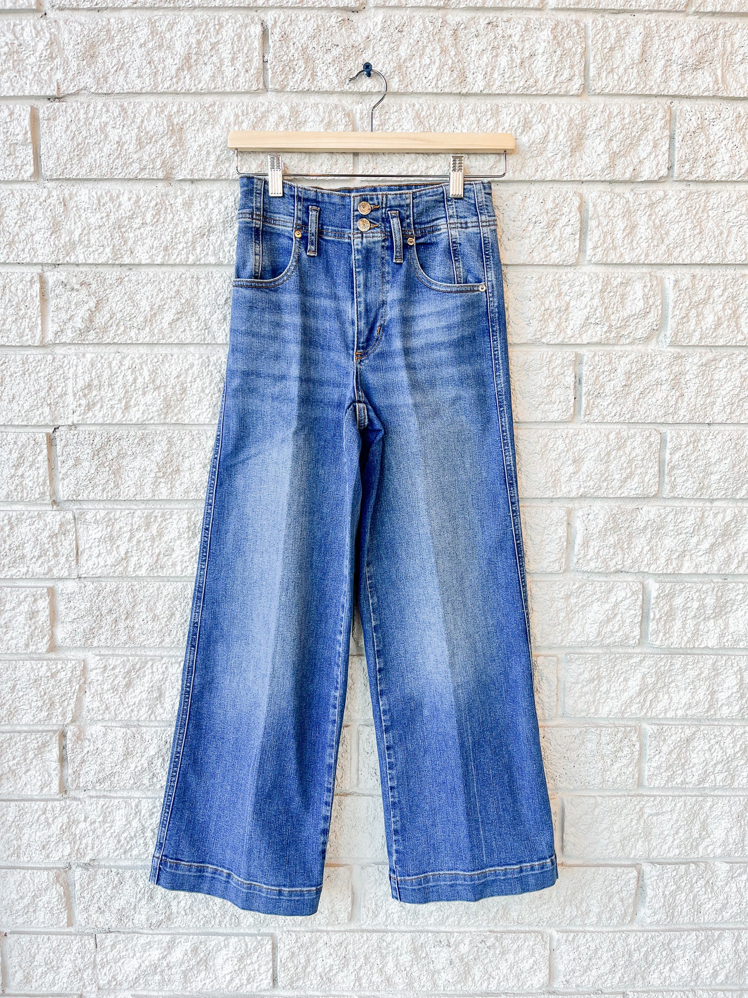 The Seamed Wide Trouser Crop